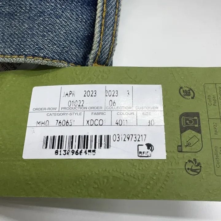 Gucci Gucci Gucci Blue Straight-Leg Casual Denim Pants -2506 Size US 30 / EU 46 - 4 Thumbnail