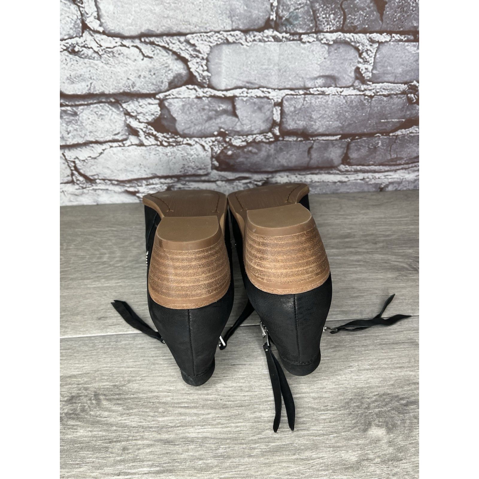 Sam Edelman SAM EDELMAN Packer Black Nubuck Leather Zip Ankle Boots Wome Size US 7.5 / IT 37.5 - 9 Thumbnail