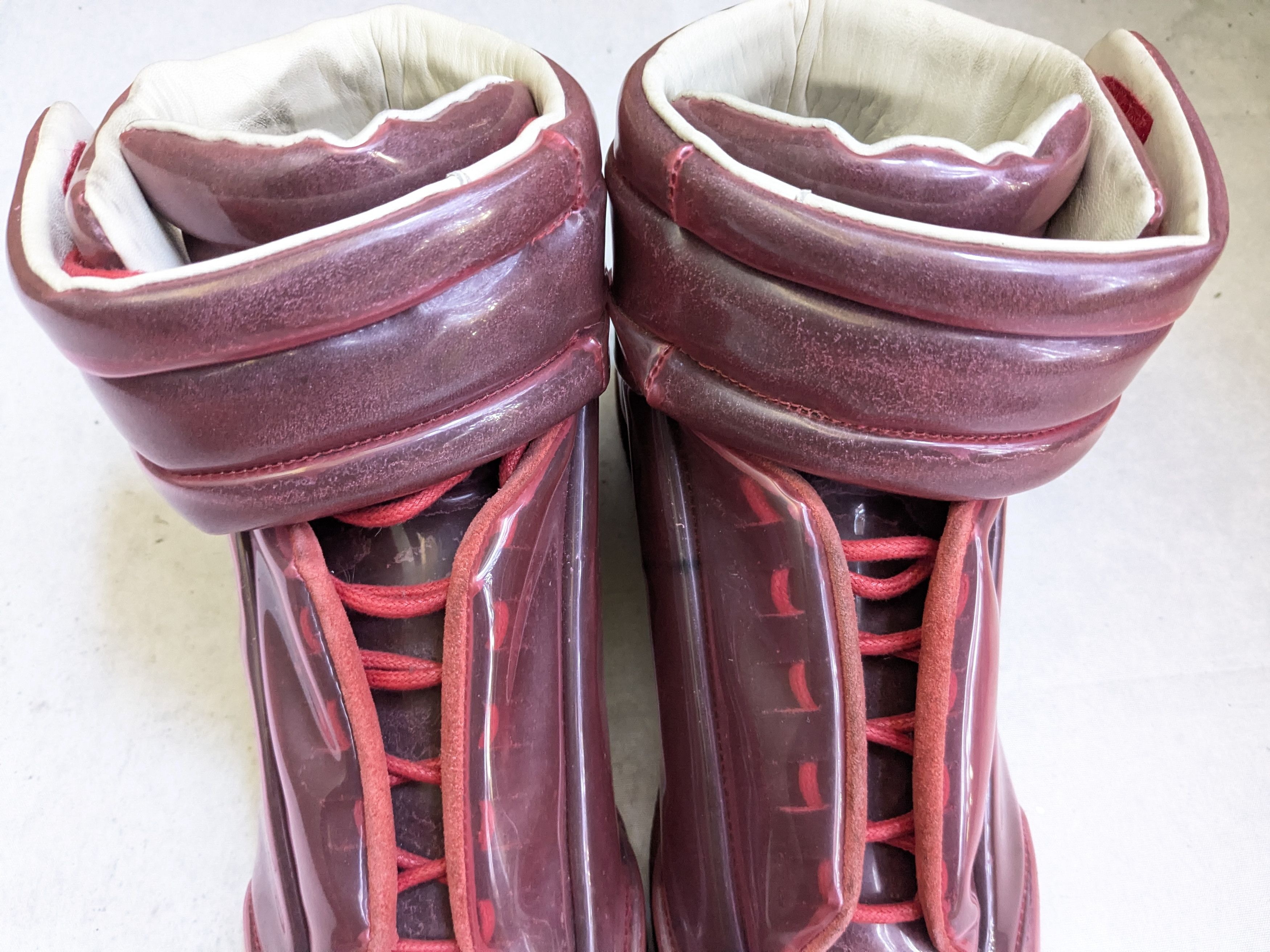 Maison Margiela Maison Margiela Future Sneakers Red PVC 9 42 High Tops Size US 9 / EU 42 - 7 Thumbnail