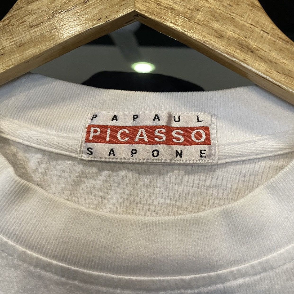 Vintage Vintage Art Papaul Picasso Sapone No Hunting tee shirt Size US L / EU 52-54 / 3 - 8 Thumbnail