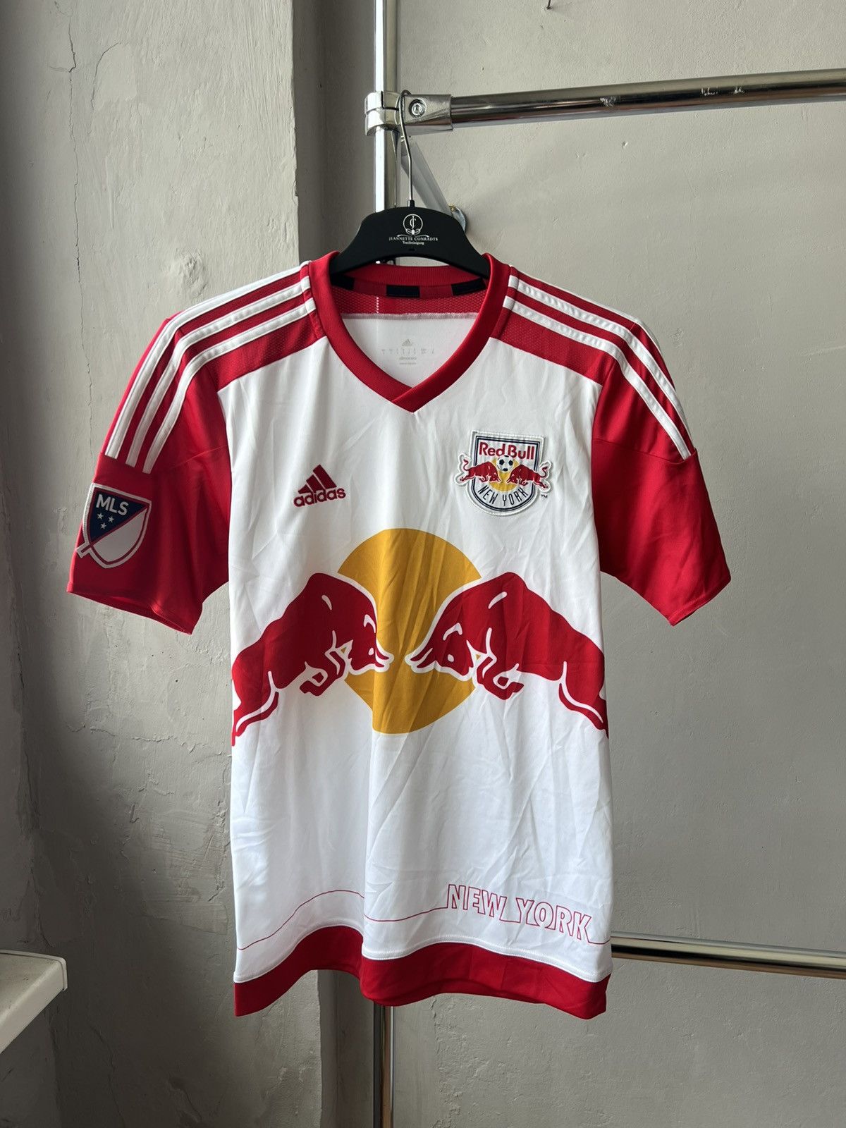 Adidas 2016/17 Red Bull New York Home soccer football jersey shirt Size US S / EU 44-46 / 1 - 1 Thumbnail