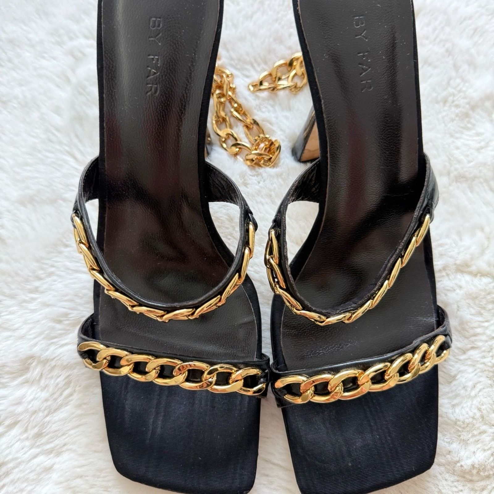 By Far By Far women heels sandals with chain size 37 Size US 7 / IT 37 - 3 Thumbnail