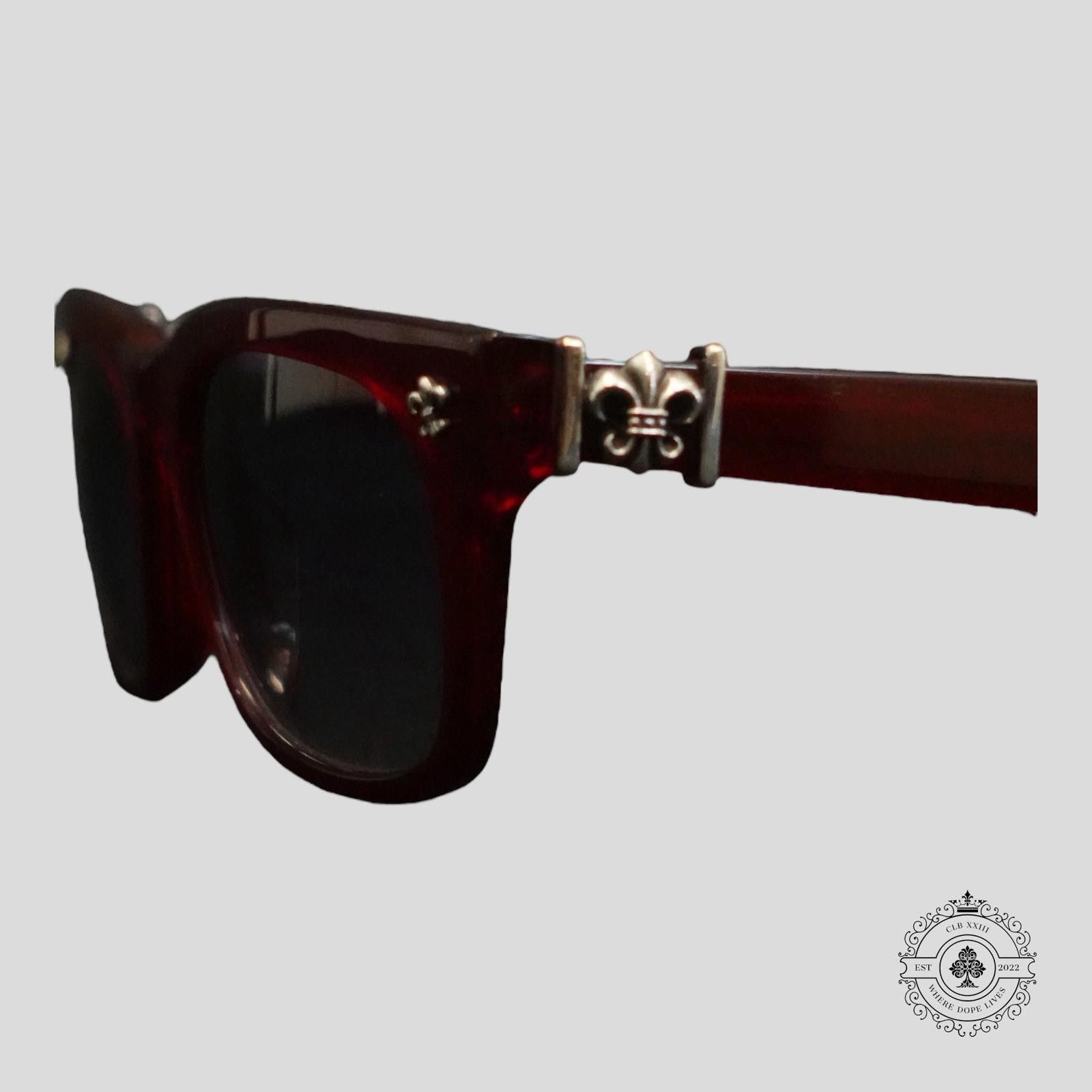 Chrome Hearts Chrome Hearts Gittin Any? Glasses in Red/Silver Size ONE SIZE - 3 Thumbnail