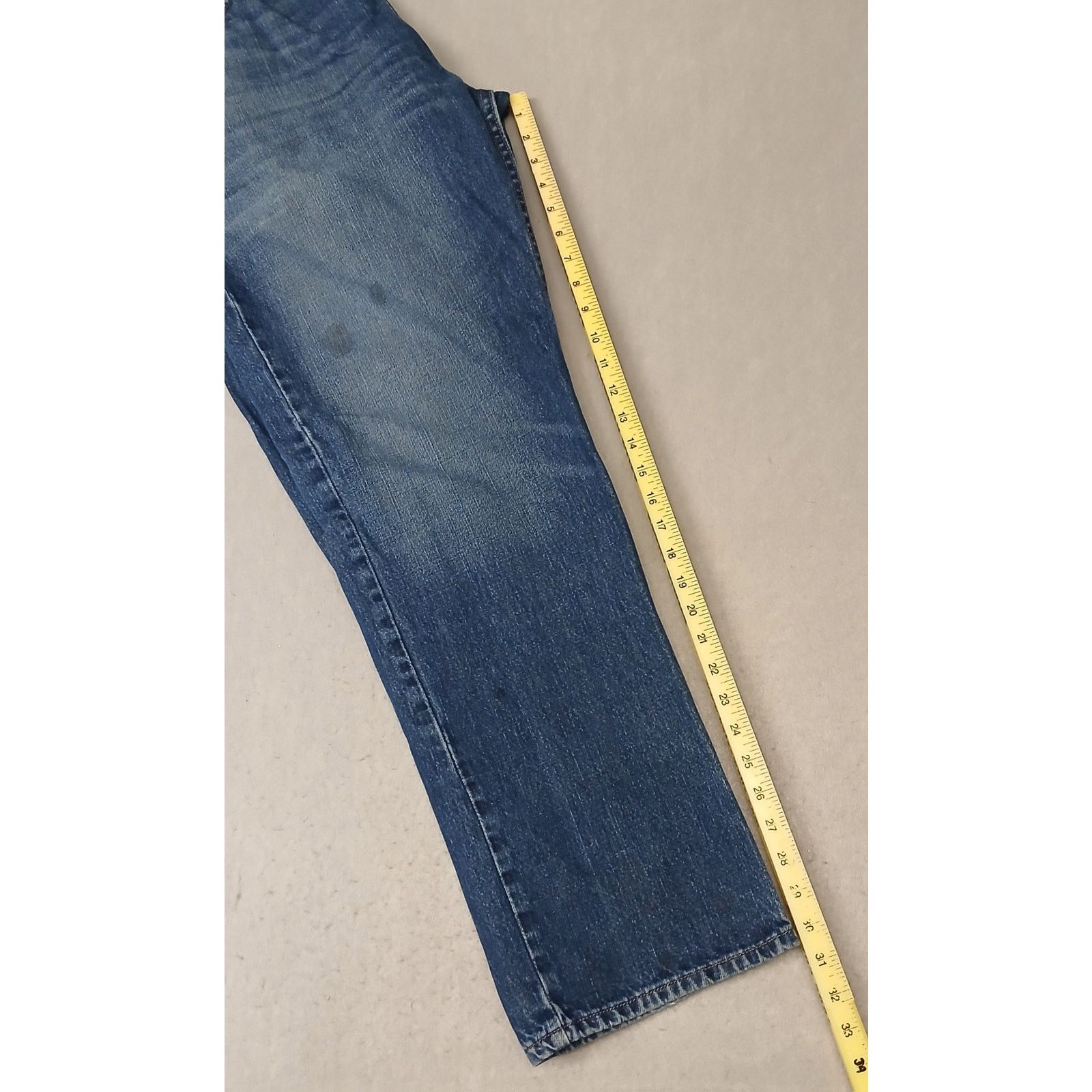 Arizona Jean Co. Arizona (38x32) Men's Straight Relaxed Blue Denim Jeans Size US 38 / EU 54 - 4 Thumbnail