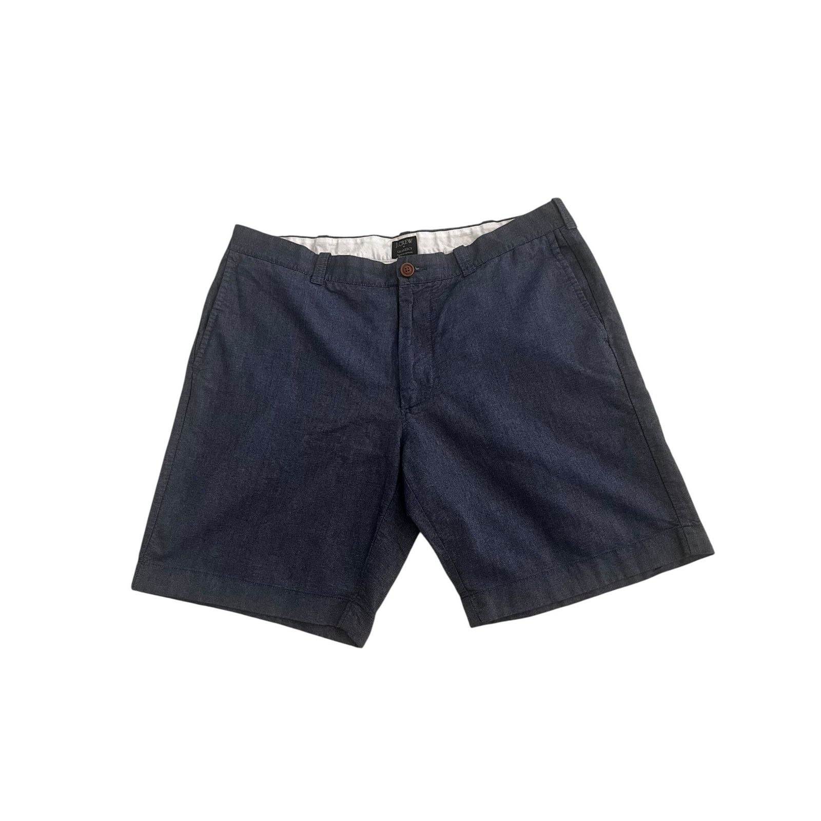 J.Crew Jcrew Gramercy Men's Shorts Navy Size 36w 100% cotton Size US 36 / EU 52 - 1 Thumbnail