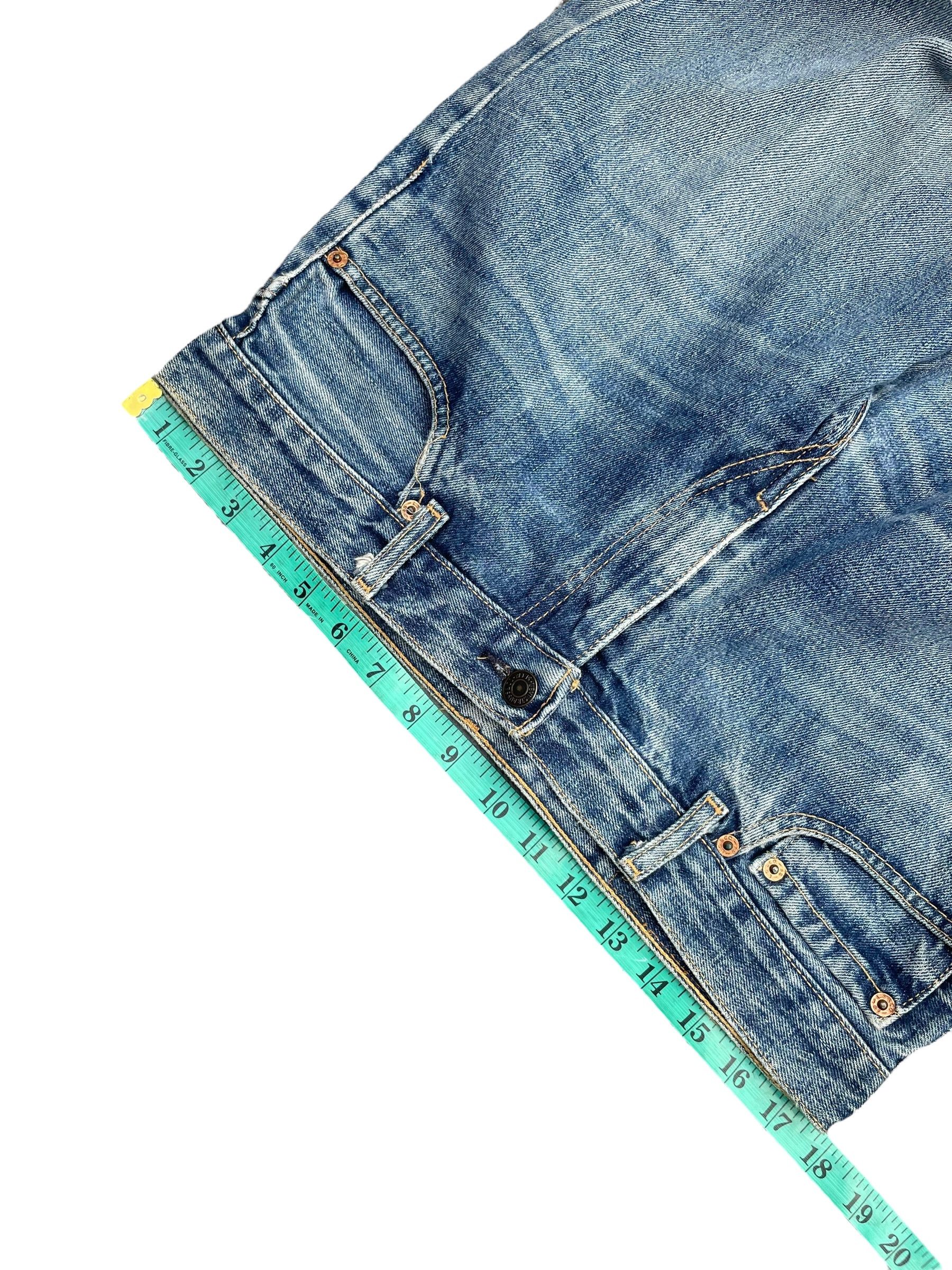 Levi's Vintage Levis 544 Bell Bottom Distresed Size US 34 / EU 50 - 6 Thumbnail