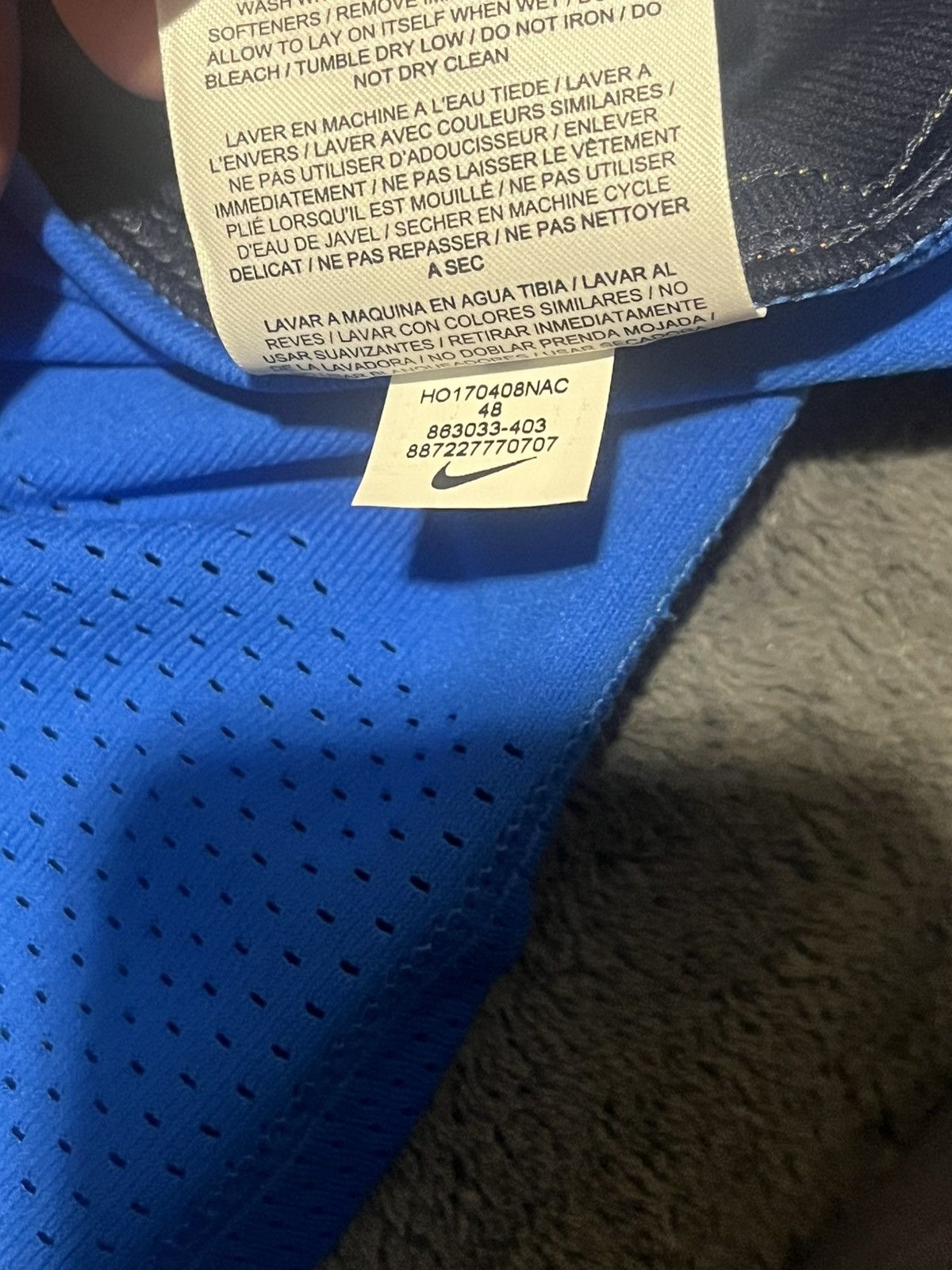 NBA × Nike OKC Westbrook Player Edition Jersey Size US L / EU 52-54 / 3 - 8 Thumbnail