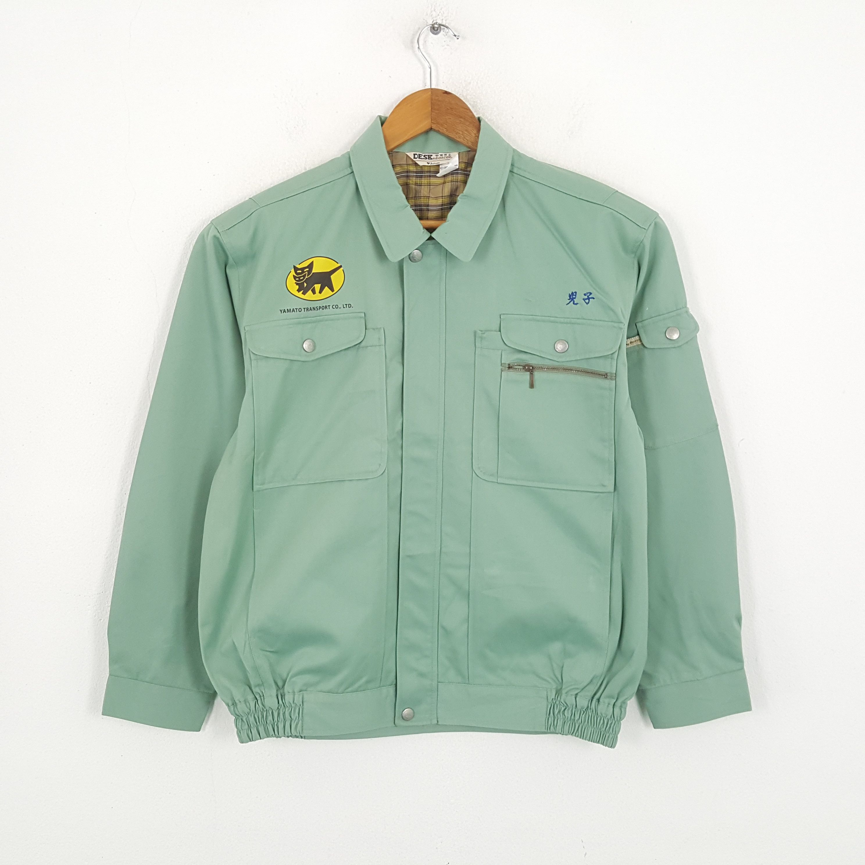 Japanese Brand × Vintage Vintage YAMATO TRANSPORT Japan Racing Custom Jacket c271n14 Size US L / EU 52-54 / 3 - 3 Thumbnail