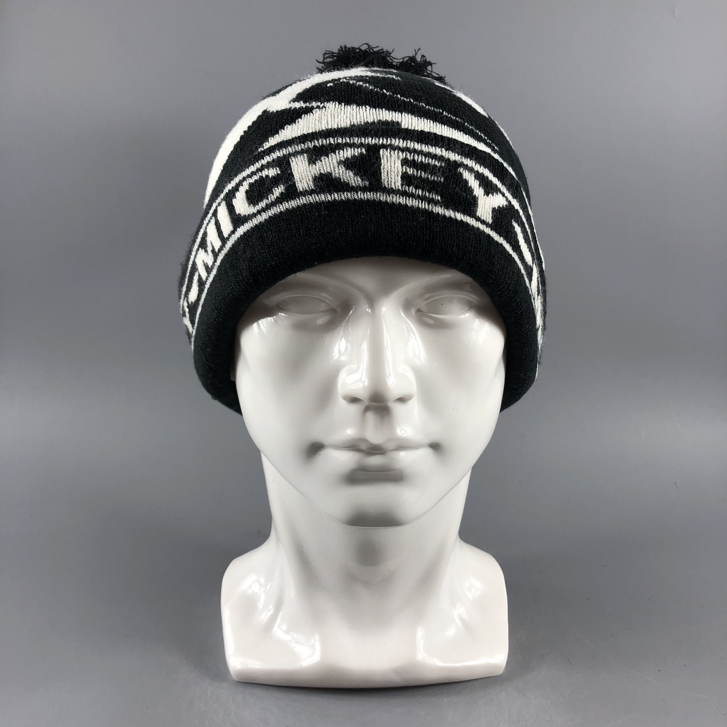 Disney × Mickey Mouse × Vintage Mickey Mouse Beanie Snow Hat Snow Cap -D598 Size ONE SIZE - 7 Thumbnail