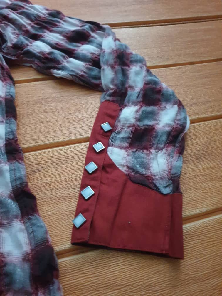 Japanese Brand 💥Bregontrail checkered button up western shirt Size US M / EU 48-50 / 2 - 3 Thumbnail