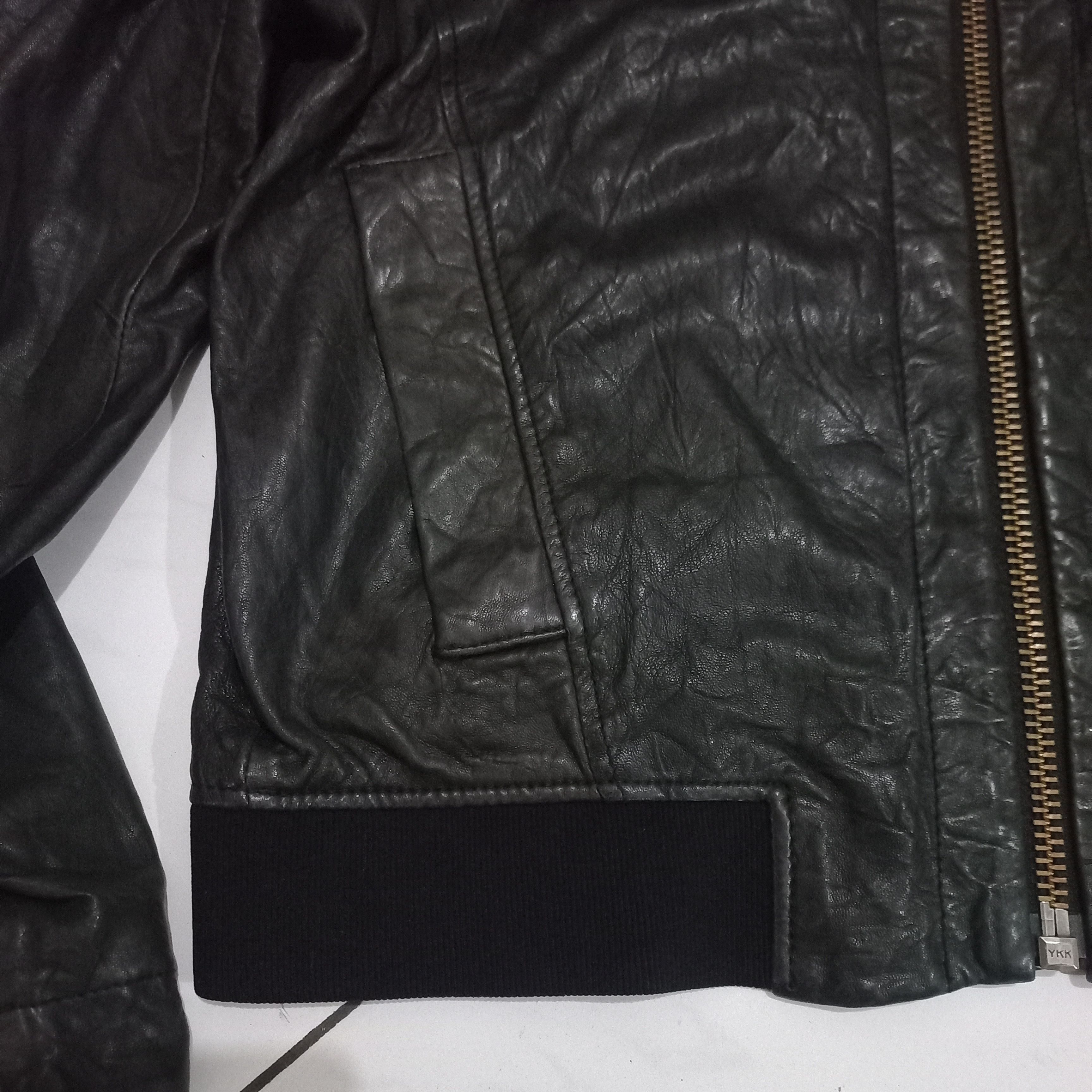 Helmut Lang Helmut Lang short and wide lamb leather jacket Size US S / EU 44-46 / 1 - 9 Thumbnail