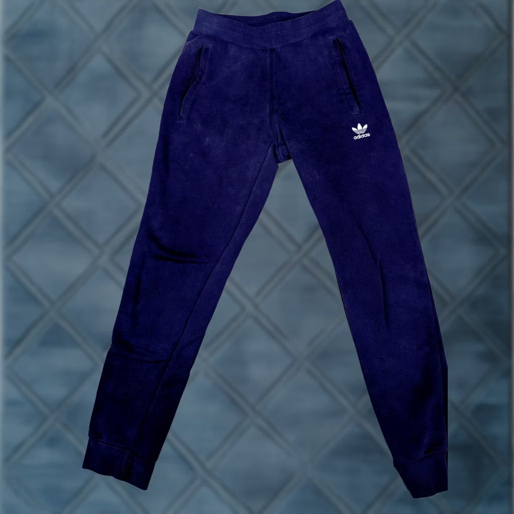 Adidas Adidas Adicolor Essentials Trefoil Pants Mens S Blue Jogger Sweatpant Drawstring Size US 28 / EU 44 - 1 Thumbnail