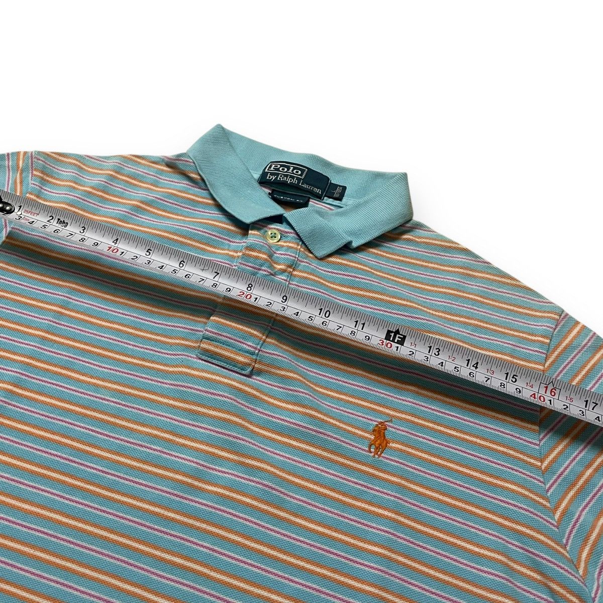 Polo Ralph Lauren Polo by Polo Ralph Lauren Custom Fit Stripe Soft Colourway Size US L / EU 52-54 / 3 - 9 Thumbnail