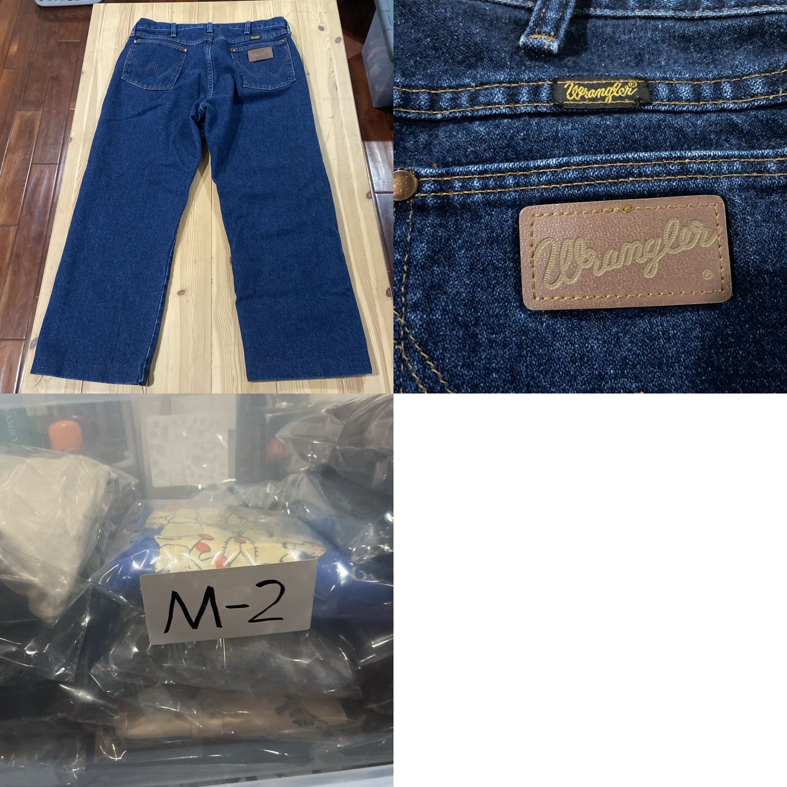 Wrangler VINTAGE Wrangler Jeans 13MWZ Made in USA Bootcut Tan Label XL 34x32 Men Blue Size US 34 / EU 50 - 8 Thumbnail