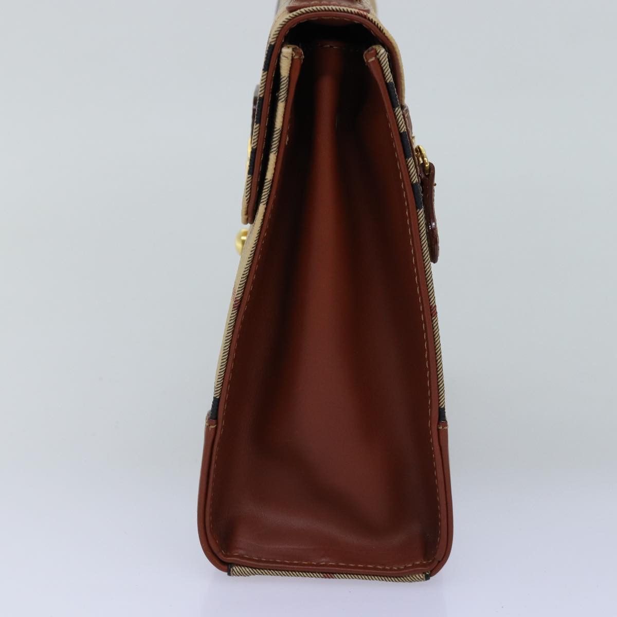 Burberry Burberry Nova Check Hand Bag Pvc Beige Size ONE SIZE - 4 Thumbnail