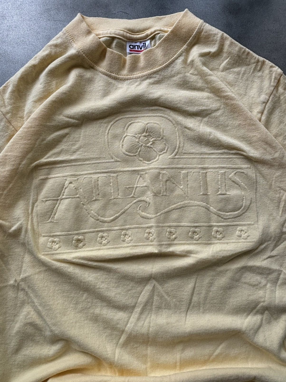 Other × Vintage Vintage Atlantis Tee 3D Puff Print Raised Anvil Butter Yello Size US S / EU 44-46 / 1 - 4 Thumbnail