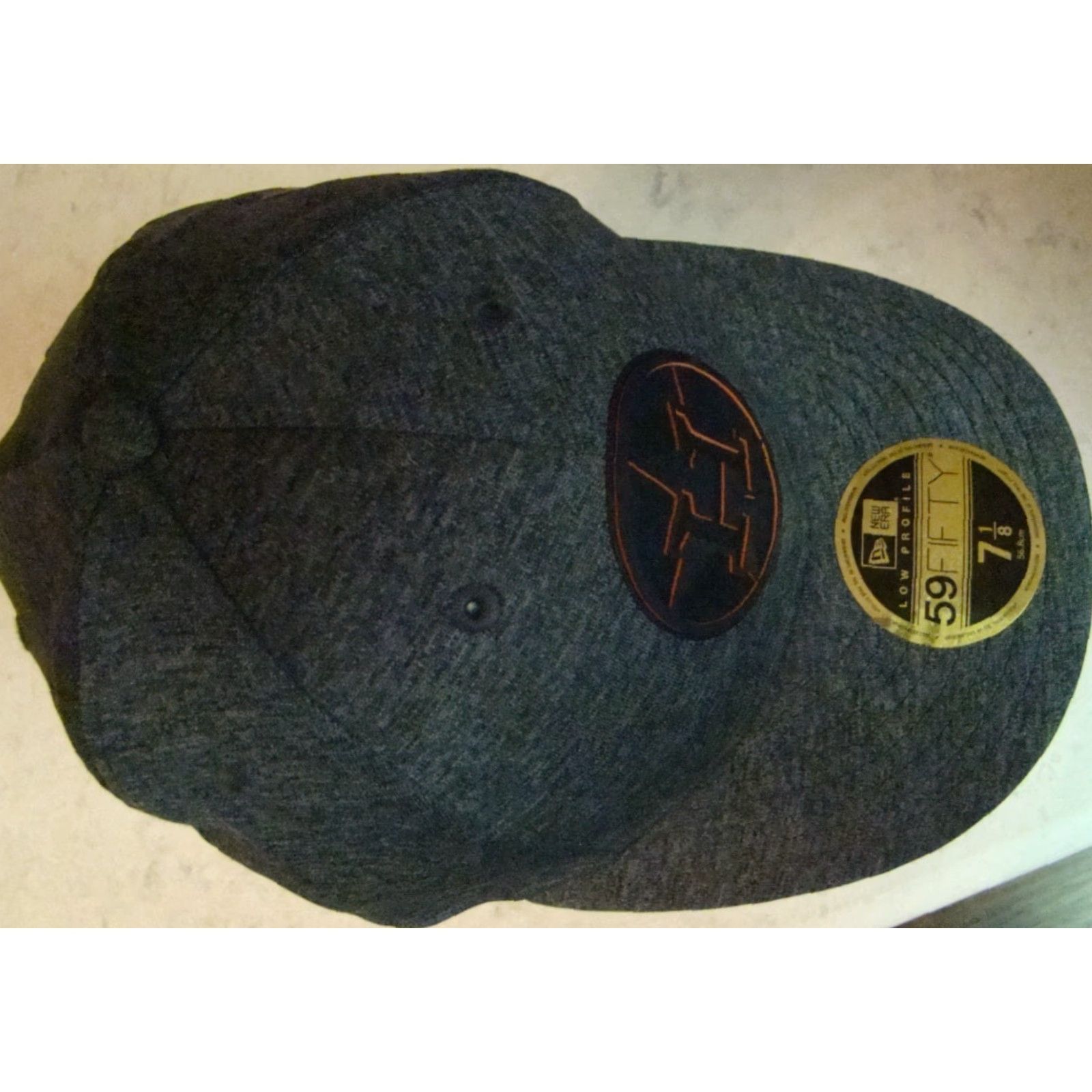 New Era NWT New Era Houston Astros Low Profile Fitted Hat 7 1/8 Mens Gray Baseball Cap Size ONE SIZE - 5 Thumbnail