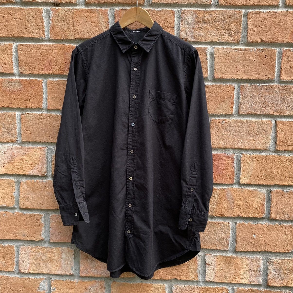 Zucca ZUCCA Black Shirt Dress with Long Sleeves Size M / US 6-8 / IT 42-44 - 22 Thumbnail