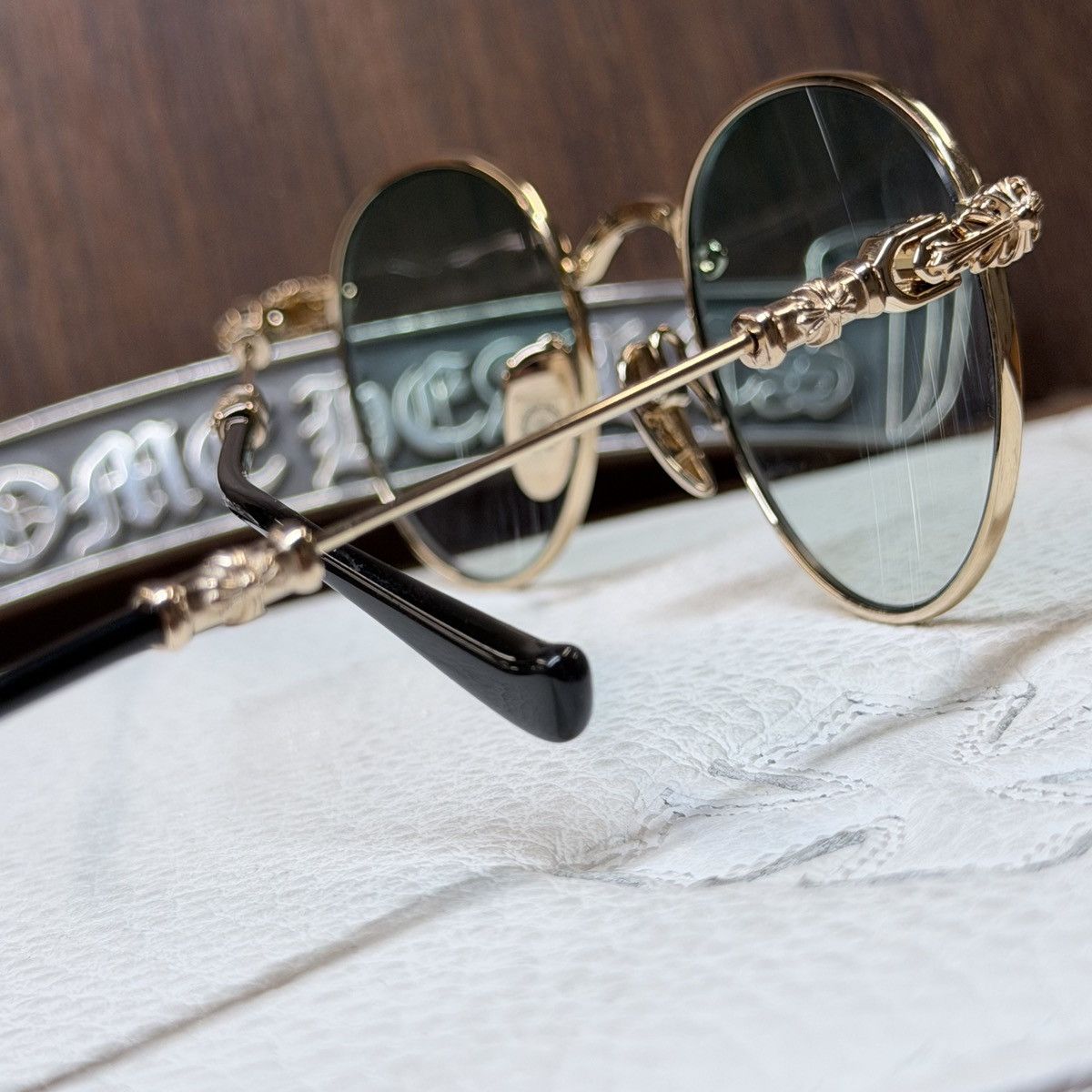 Chrome Hearts Chrome Hearts BUBBA - A 1/1 Sunglasses Size ONE SIZE - 9 Thumbnail
