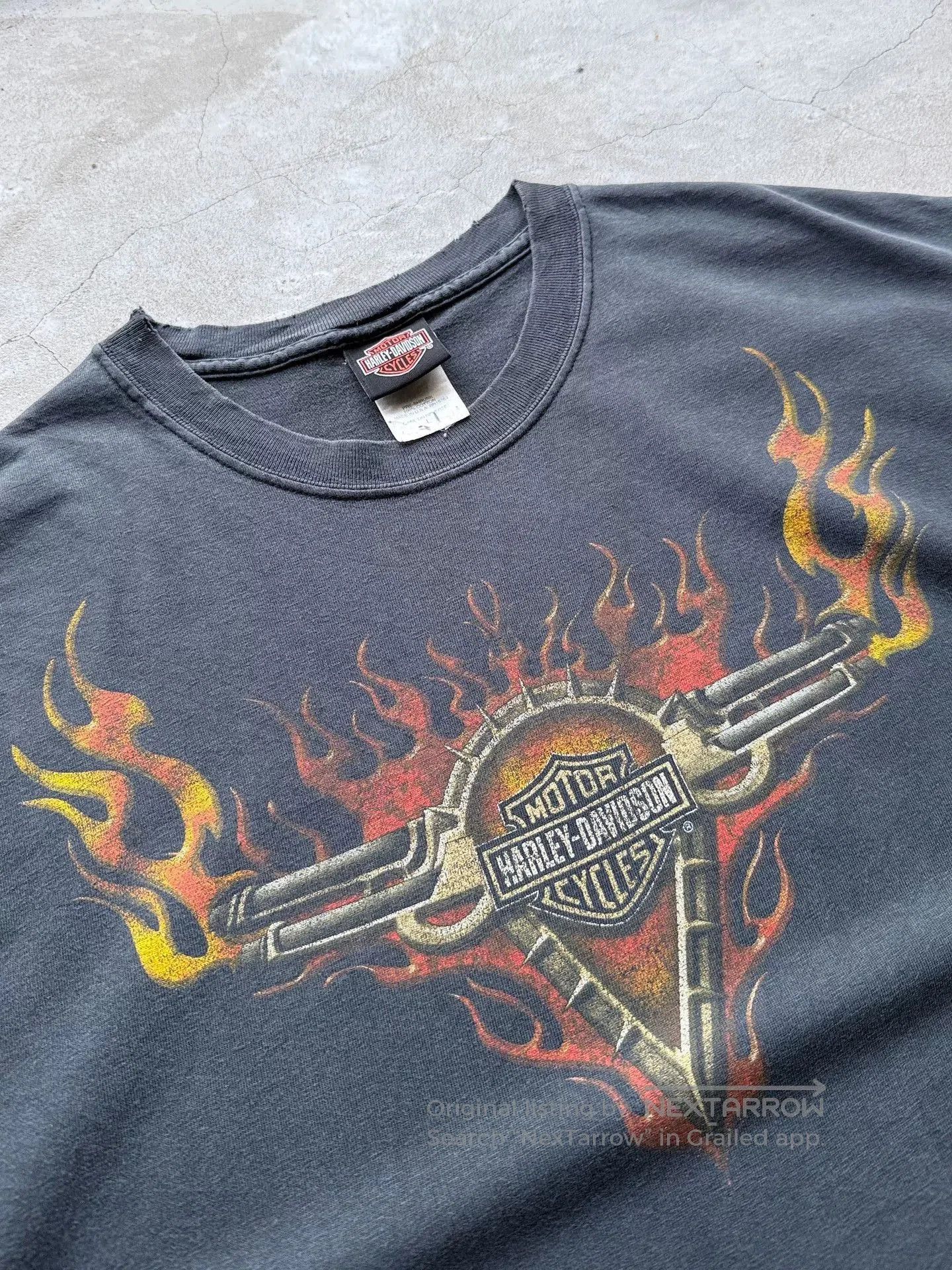 Vintage Vintage 2002 Harley Davidson Kansas Choppers Tee. Size US L / EU 52-54 / 3 - 3 Thumbnail