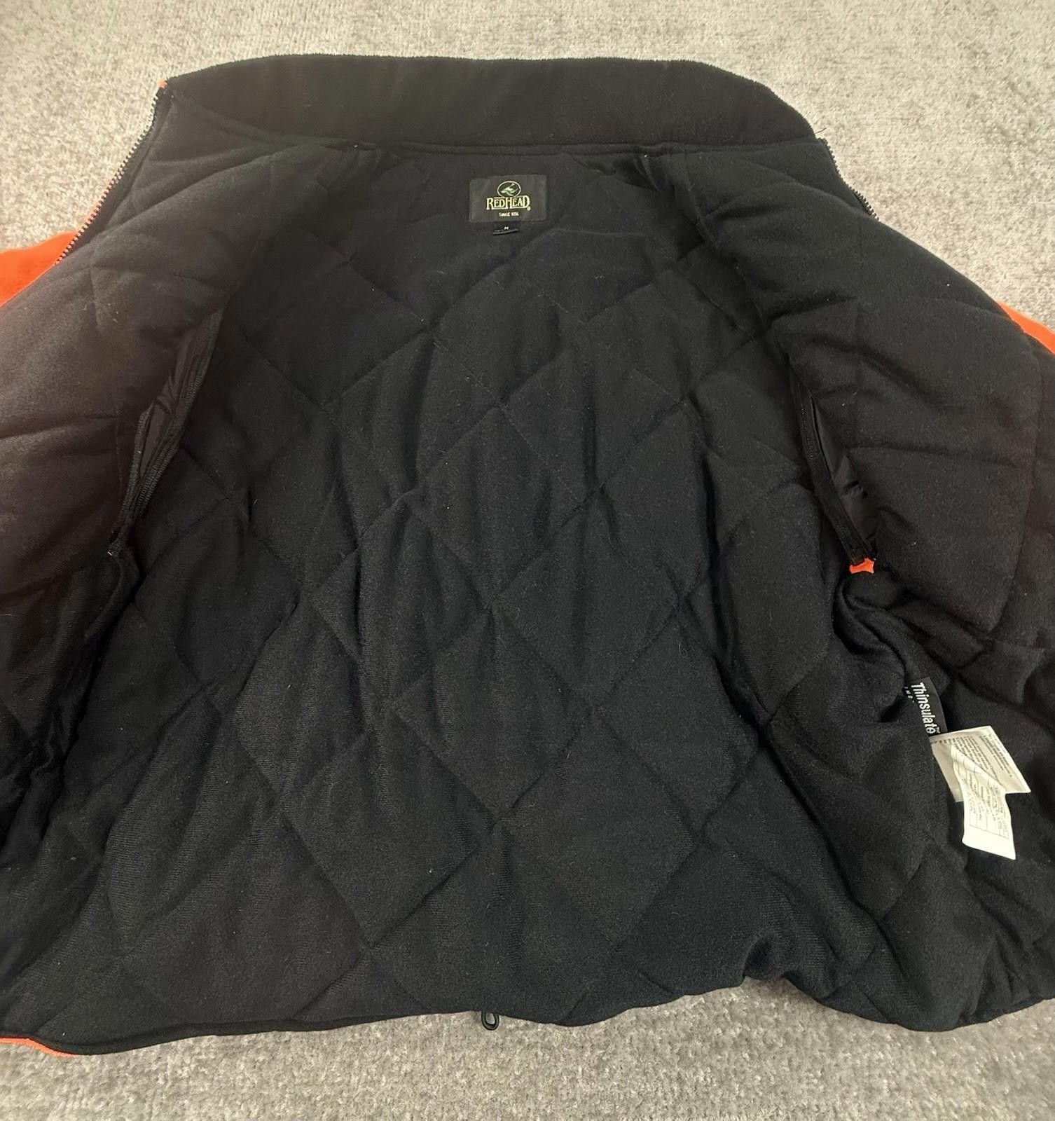 Redhead Mens Red Head Quilted Neon Orange Hunting Jacket Size Medium Size US M / EU 48-50 / 2 - 8 Thumbnail
