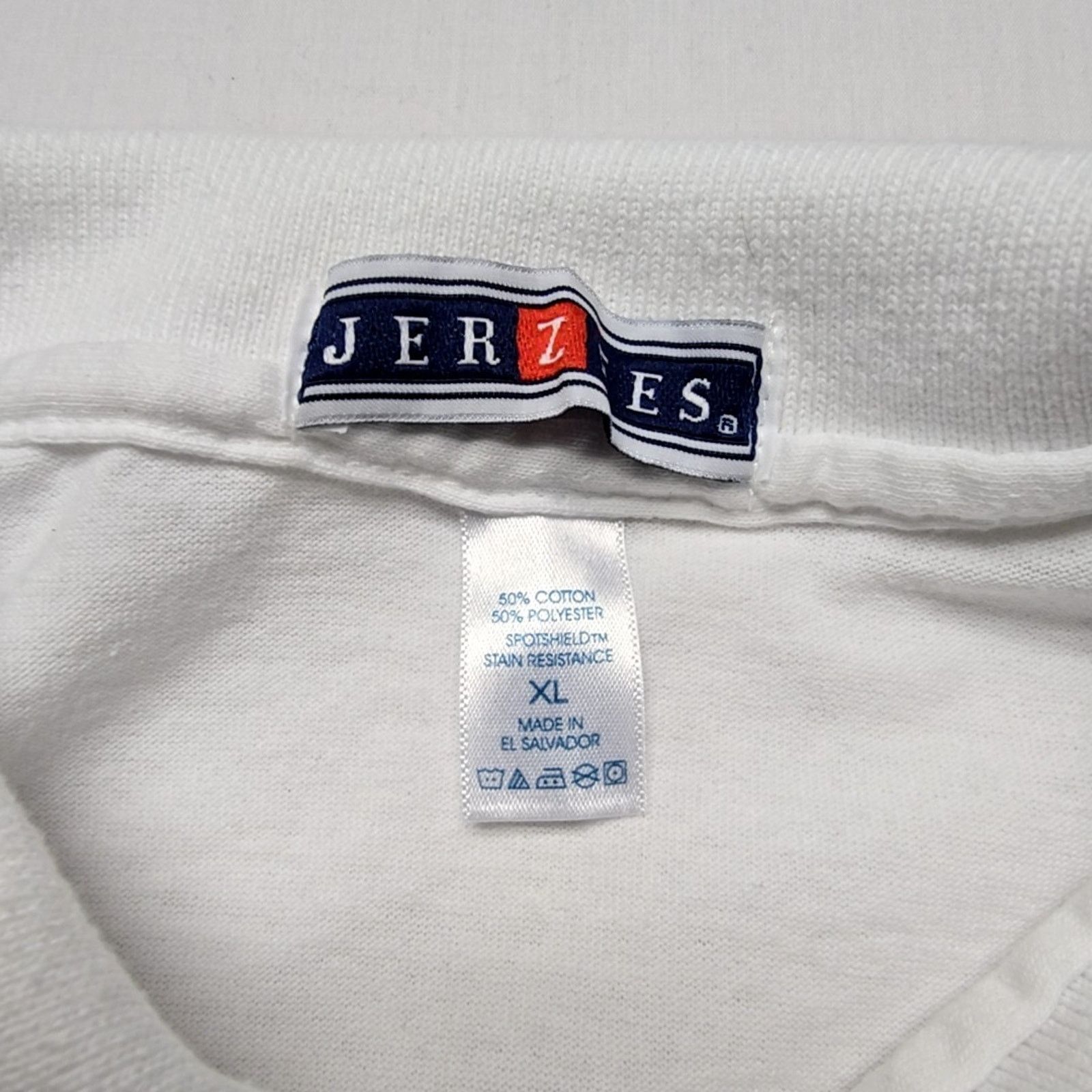 Jerzees Dimmitt Corvette Show Polo Jerzees White Mens XL Shirt Size US XL / EU 56 / 4 - 3 Thumbnail