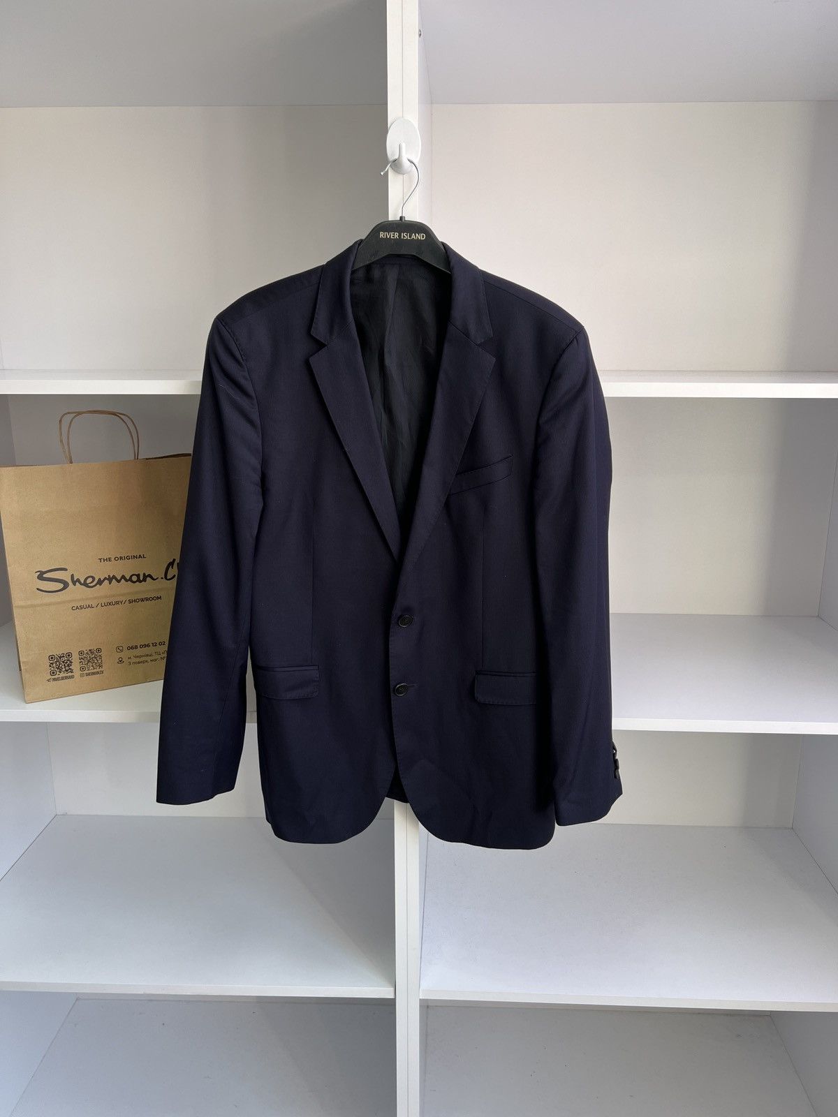 Hugo Boss × Vintage Vintage Hugo Boss Luxury Old Money Style Suit Size 52S - 3 Thumbnail
