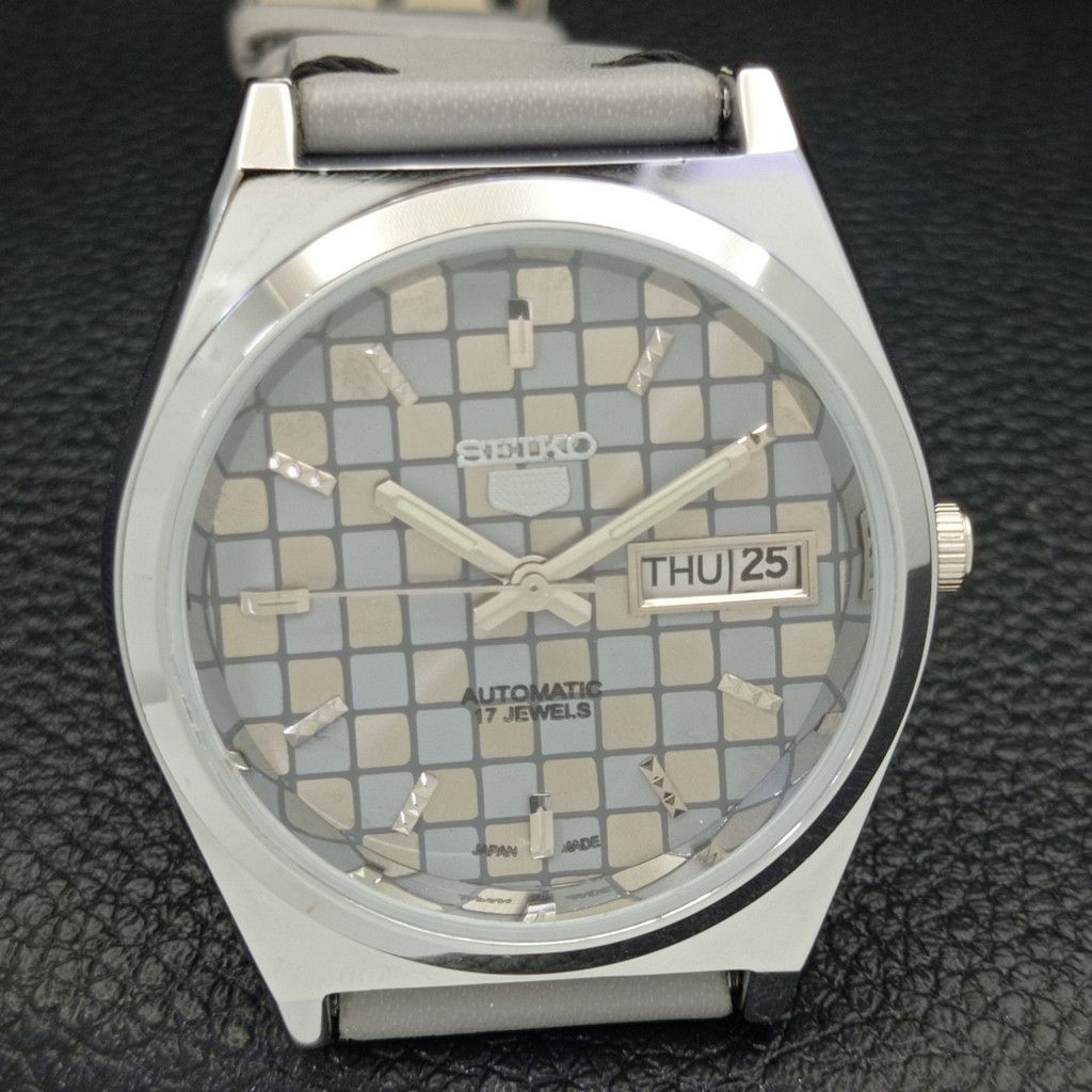 Seiko REFURBISHED VINTAGE SEIKO 5 AUTO JAPAN MENS WATCH a440221 Size 38 - 4 Thumbnail