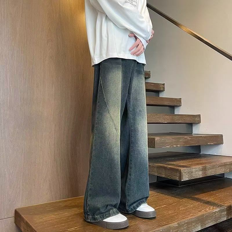 Japanese Brand Street fashion washed distressed jeans y2k Size US 32 / EU 48 - 3 Thumbnail