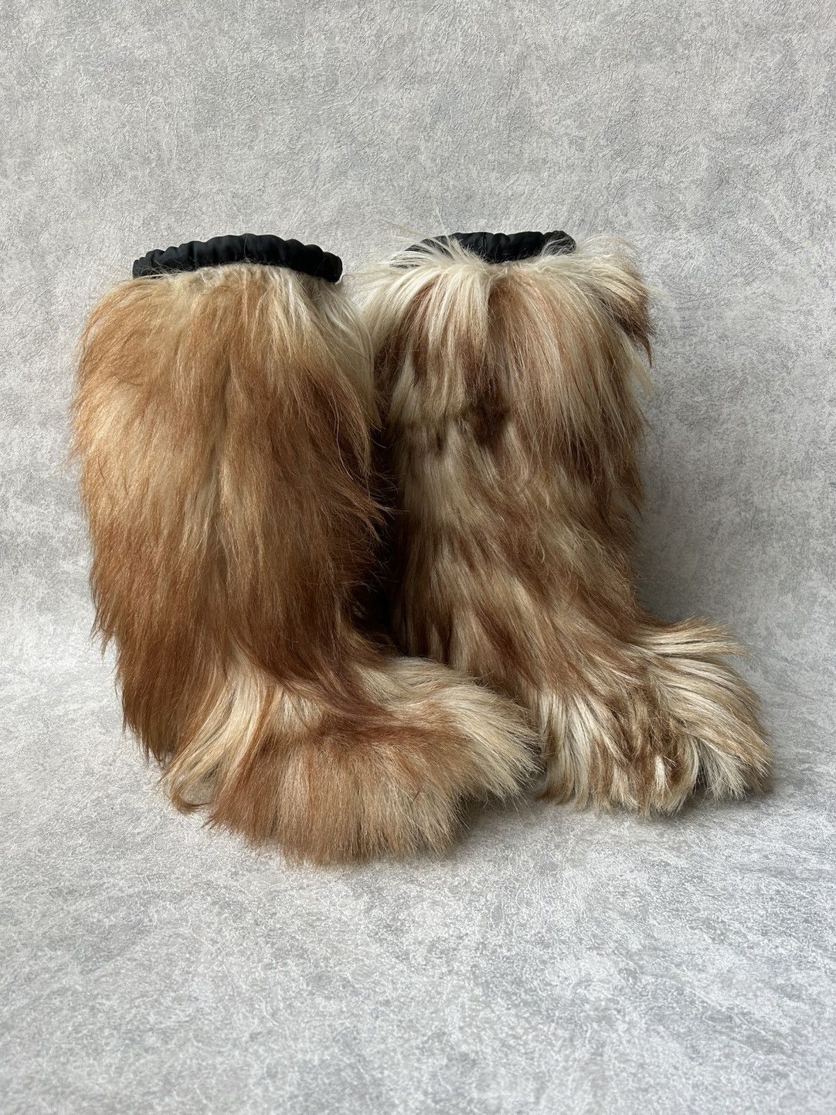 Saba Vintage Y2K Goat Fur Yeti Winter Boots Rick Owens Style Size US 7 / IT 37 - 3 Thumbnail