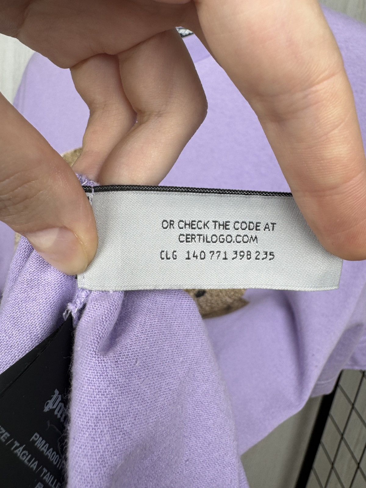 Palm Angels Palm Angels Kill The Bear Lilac Tee Shirt Small Size US S / EU 44-46 / 1 - 14 Thumbnail