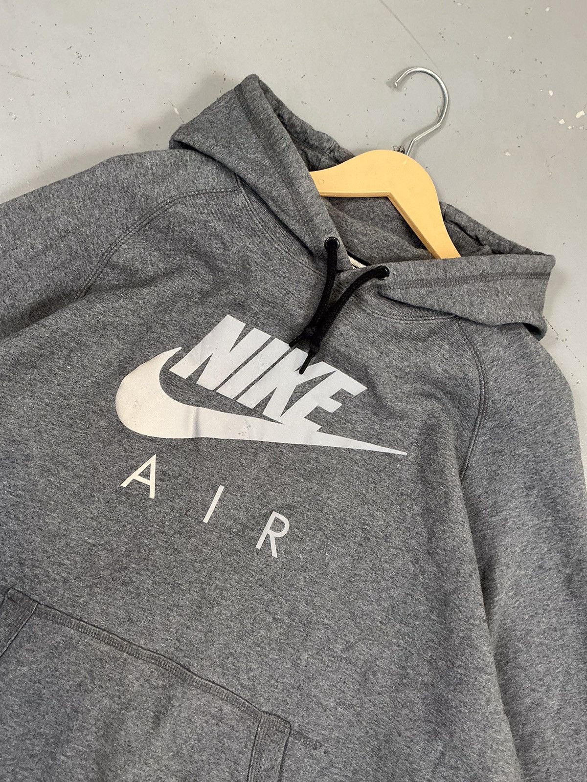 Nike × Vintage Vintage Nike air patch worked baggy fit hoodie Size US L / EU 52-54 / 3 - 5 Thumbnail