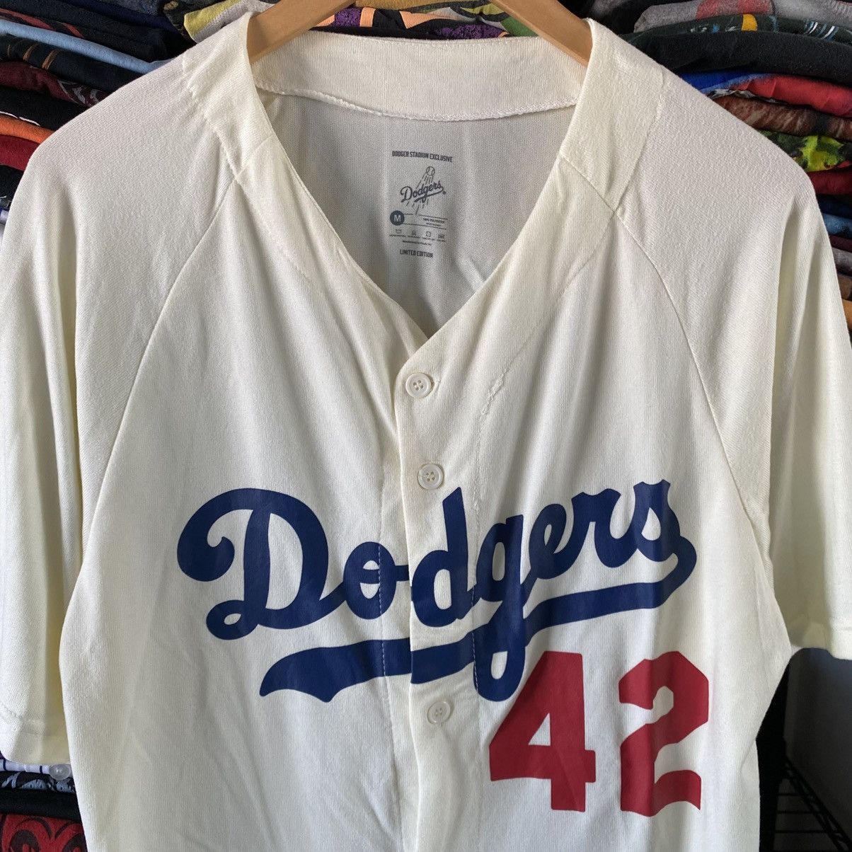 MLB Los Angeles Dodgers Baseball Jersey Jackie Robinson #42 Size US M / EU 48-50 / 2 - 2 Thumbnail