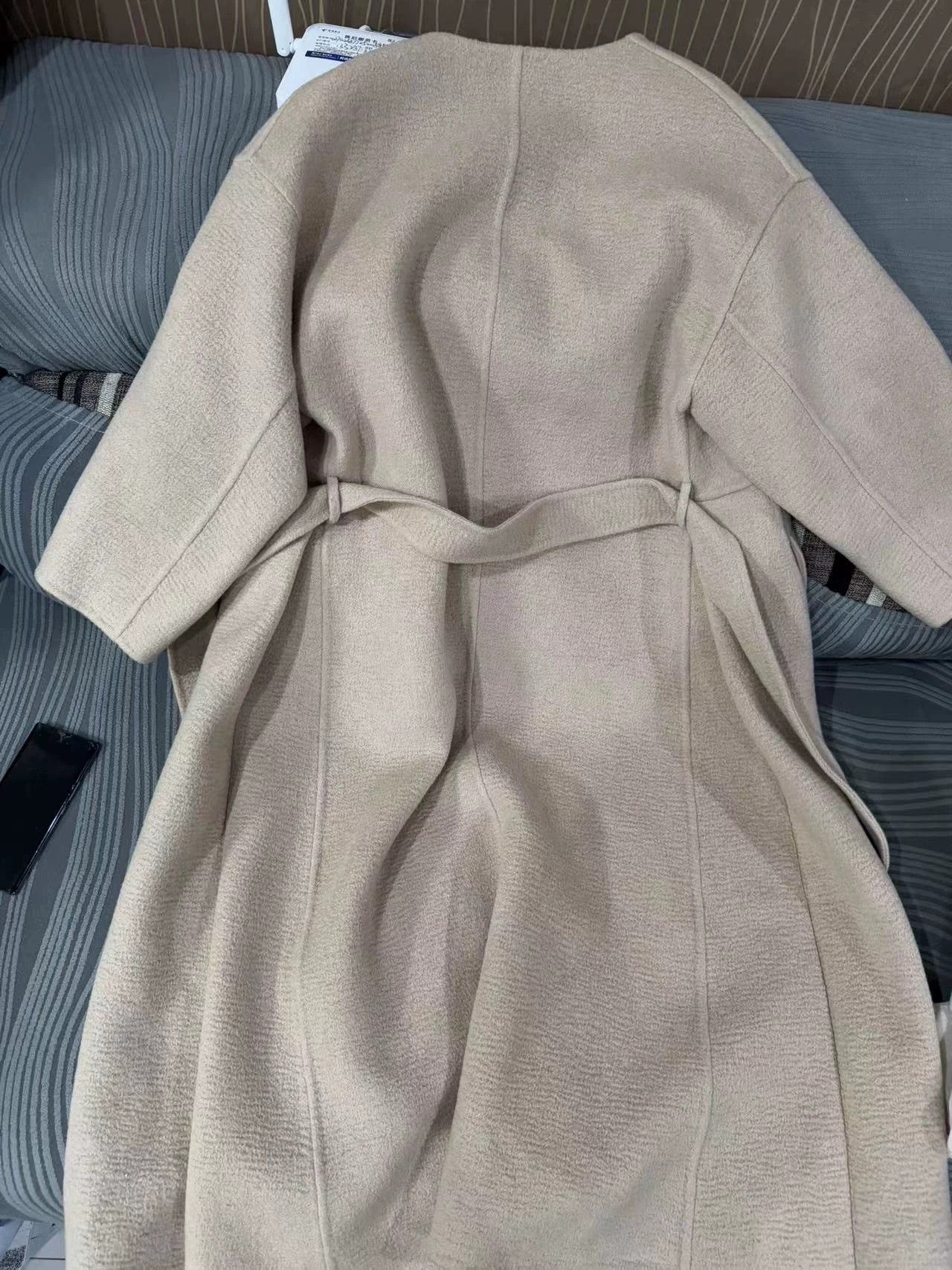 Dior DIOR 24 Ripple Sand Camel Hair Overcoat Worn Once Size XS / US 0-2 / IT 36-38 - 2 Thumbnail