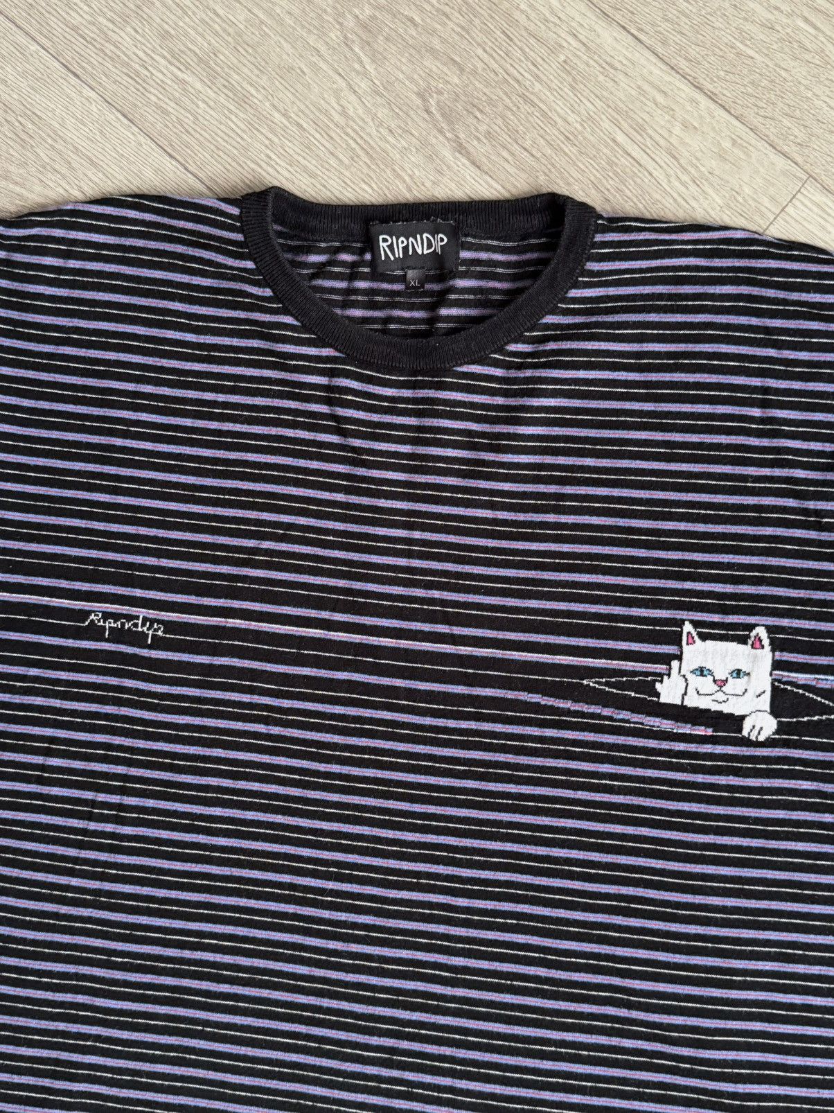 RIPNDIP 🔷RIPNDIP Peeking Nerm Jacquard Knitted T-shirt🔷 Size US XL / EU 56 / 4 - 2 Thumbnail