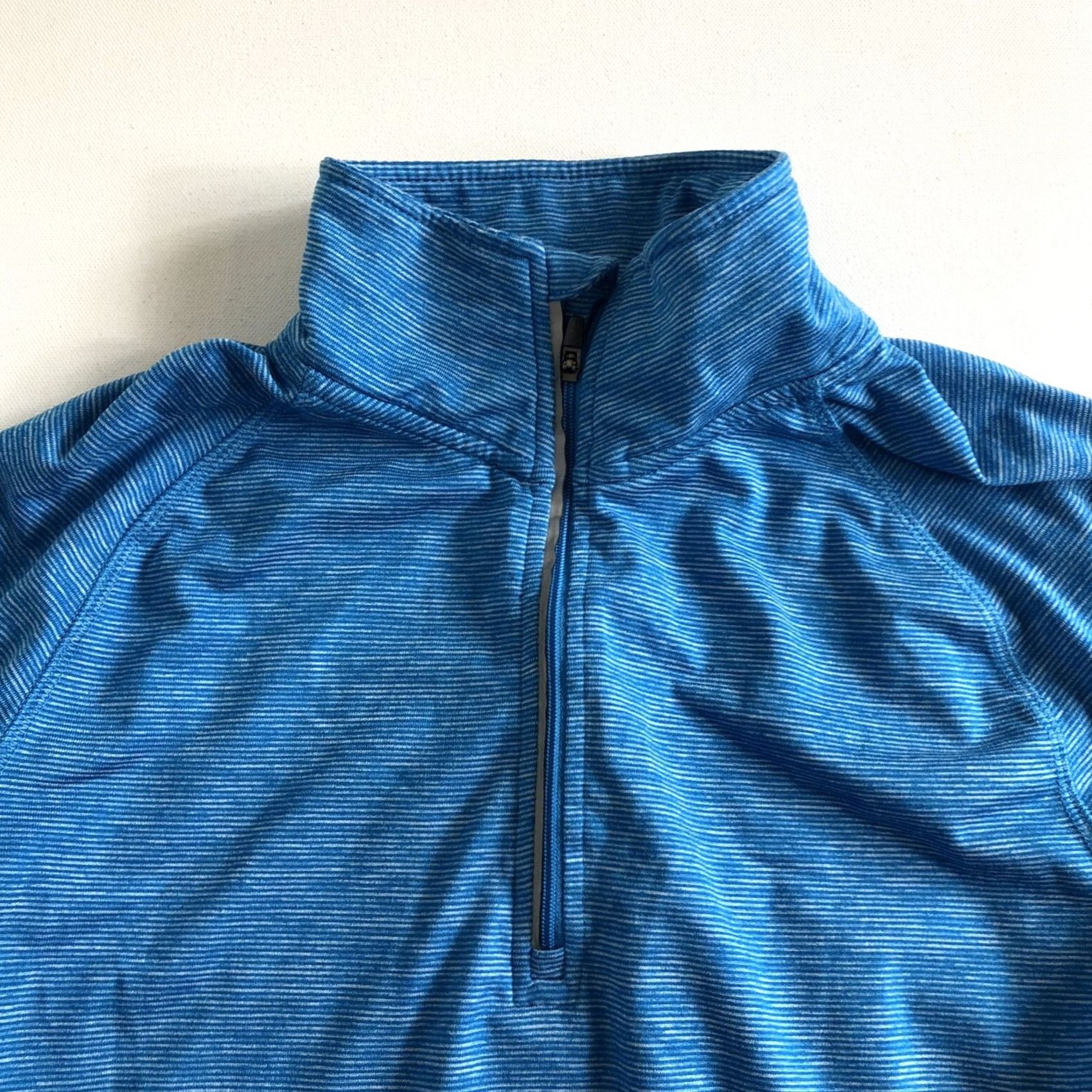 Champion Womens Champion Duo Dry Blue Quarter Zip Pull Over XS Running Training Shirt Size XS / US 0-2 / IT 36-38 - 4 Thumbnail