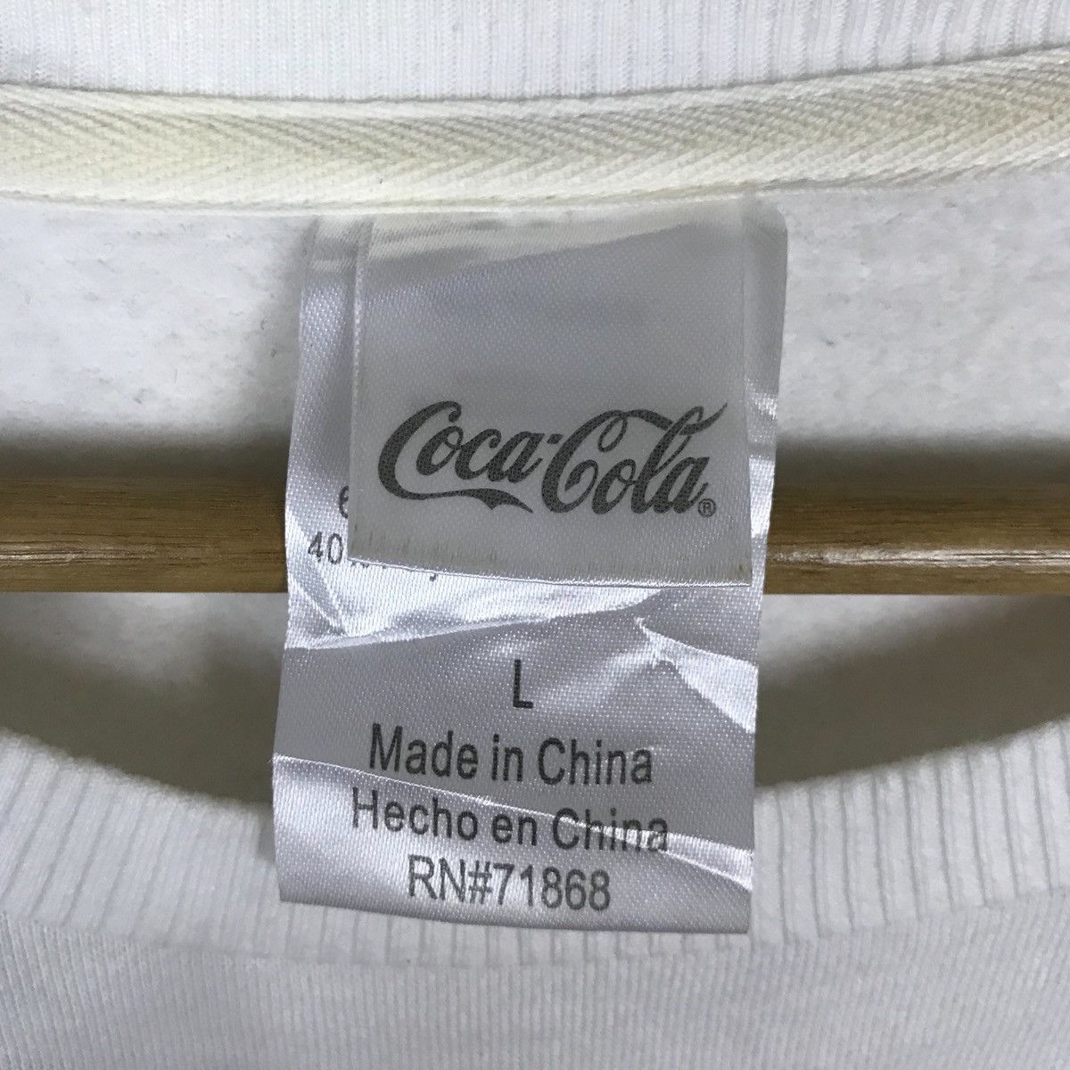 Coca Cola Vintage Coca-Cola Crop Top Spell Out Pullover Jumper Size L / US 10 / IT 46 - 5 Thumbnail