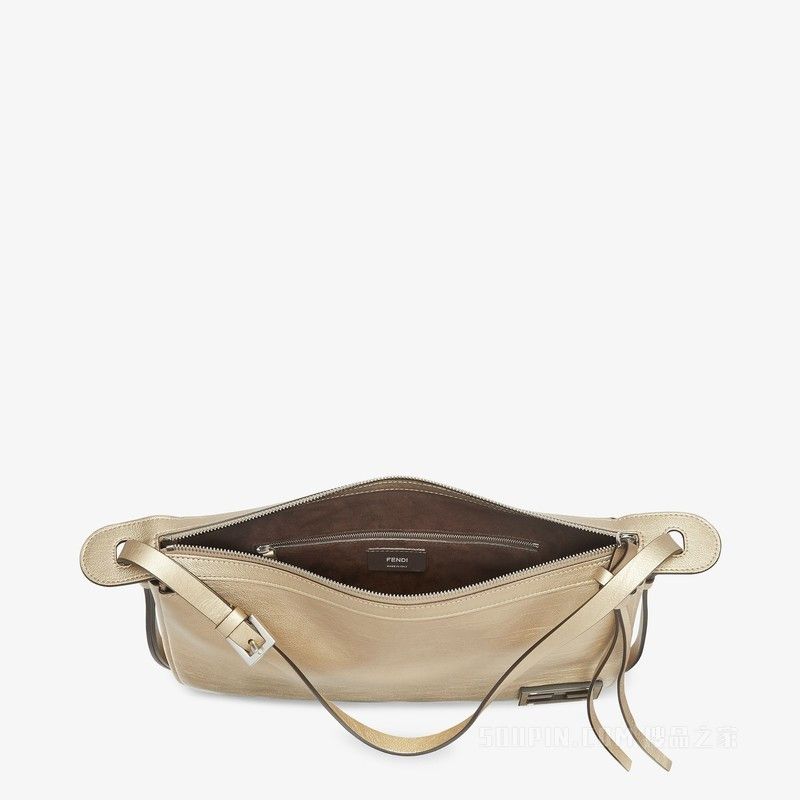 Fendi o1s1wg111125 Size: OS/ Simply Fendi Medium in Golden Size ONE SIZE - 3 Thumbnail