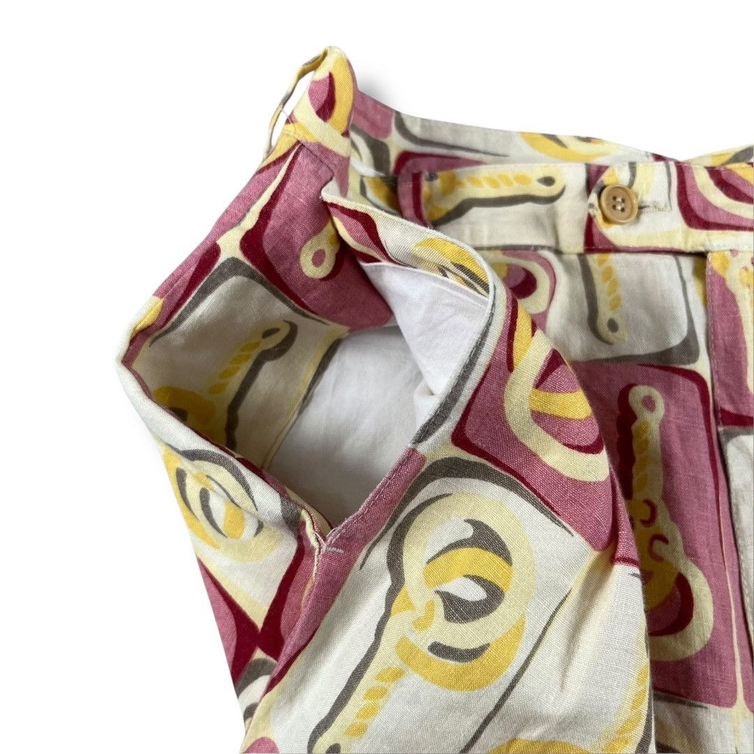 Gucci RARE Gucci Tom Ford S/S99 Interlocked Print Pleated Shorts Size US 28 / EU 44 - 4 Thumbnail