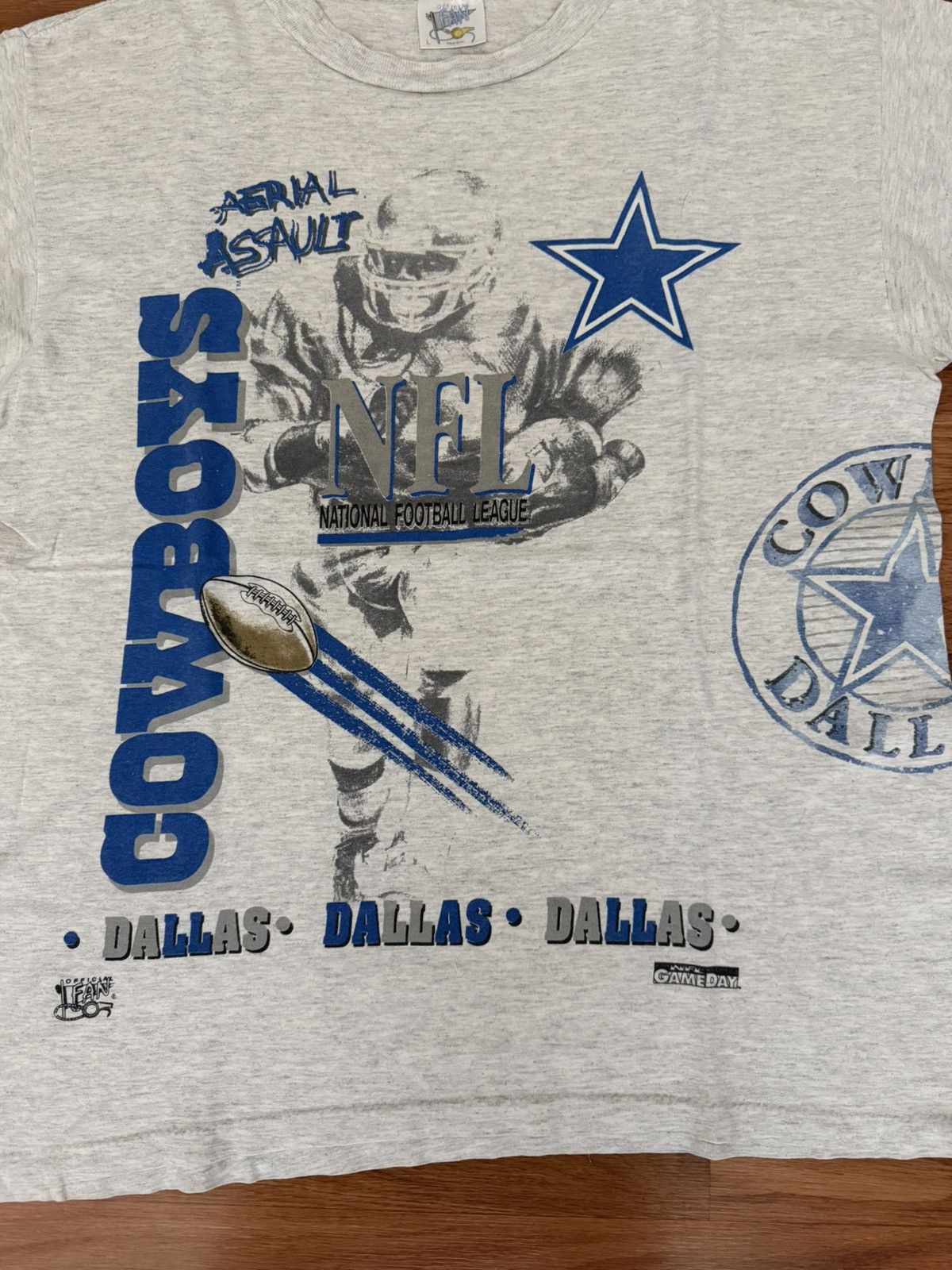 Vintage vintage dallas cowboys 1993 aerial assault t shirt Size US L / EU 52-54 / 3 - 2 Thumbnail
