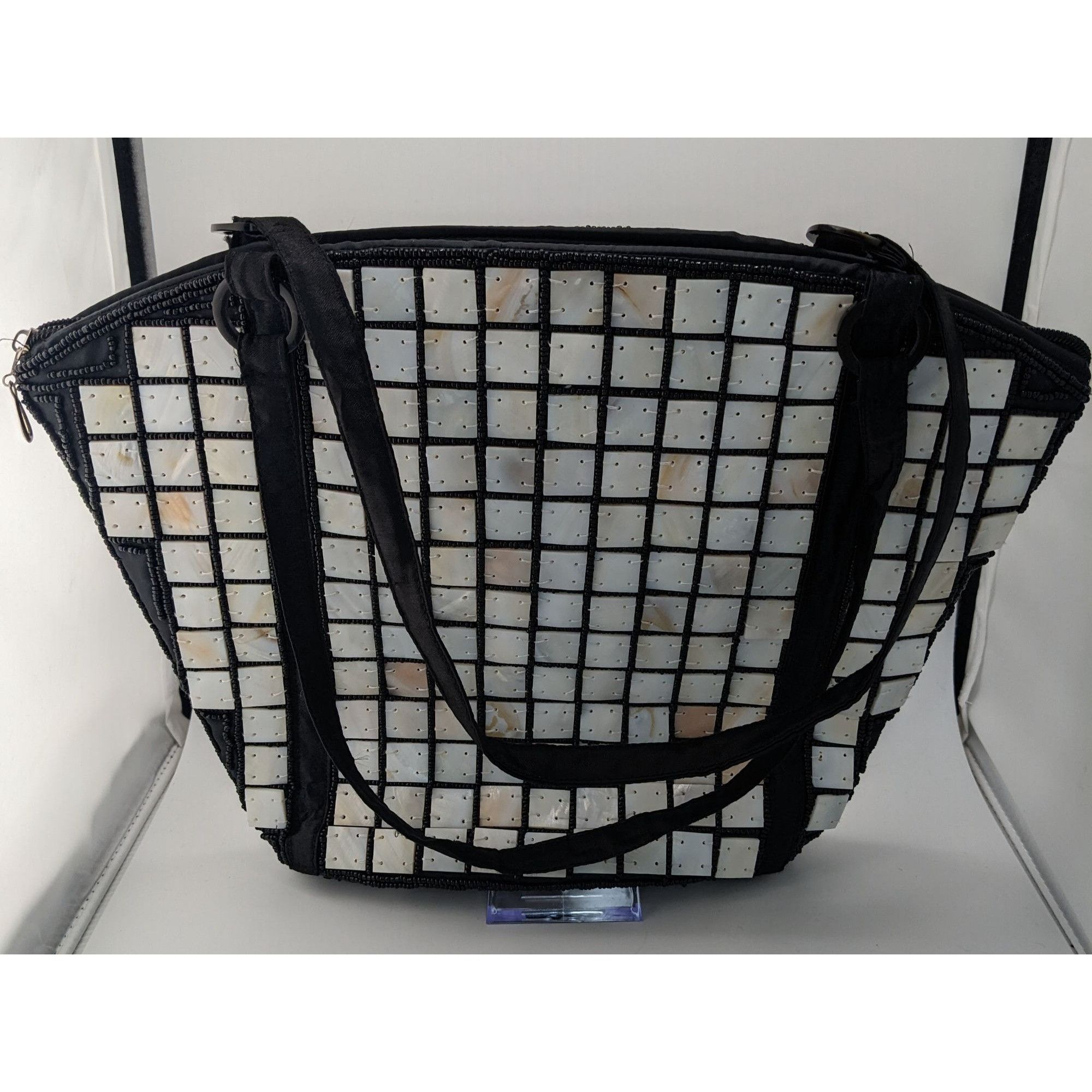 Other Sea Cove Beach To City Tote Bag With Mother-Of-Pearl Tile De Size ONE SIZE - 7 Thumbnail