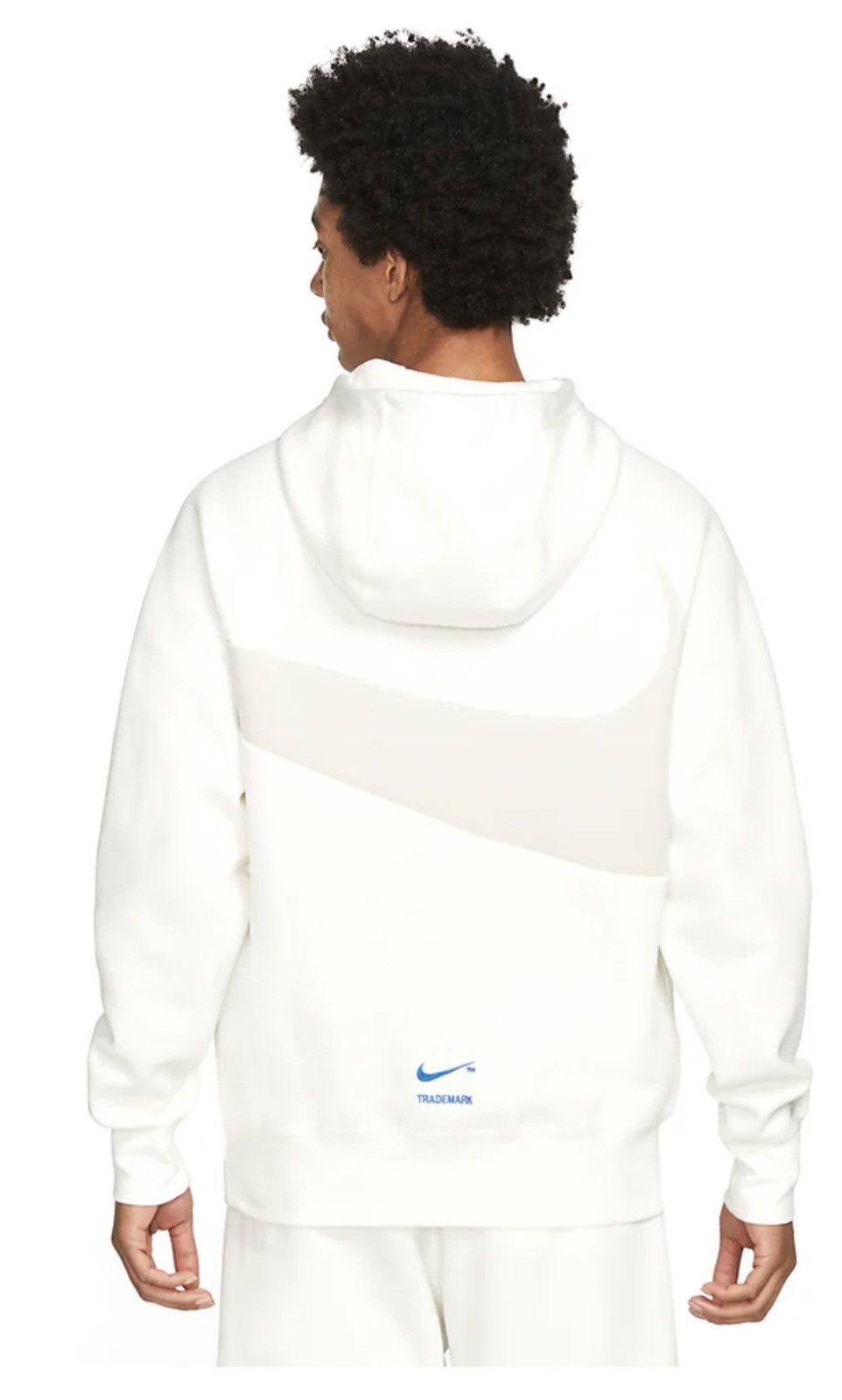 Nike NIKE Off-White & Grey Sportswear Swoosh Tech Hoodie and Sweatpants Size US S / EU 44-46 / 1 - 10 Thumbnail