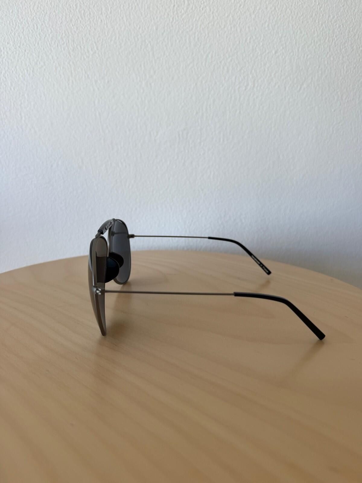 Acne Studios New acne studios howard aviator sunglasses silver black mens Size ONE SIZE - 4 Thumbnail