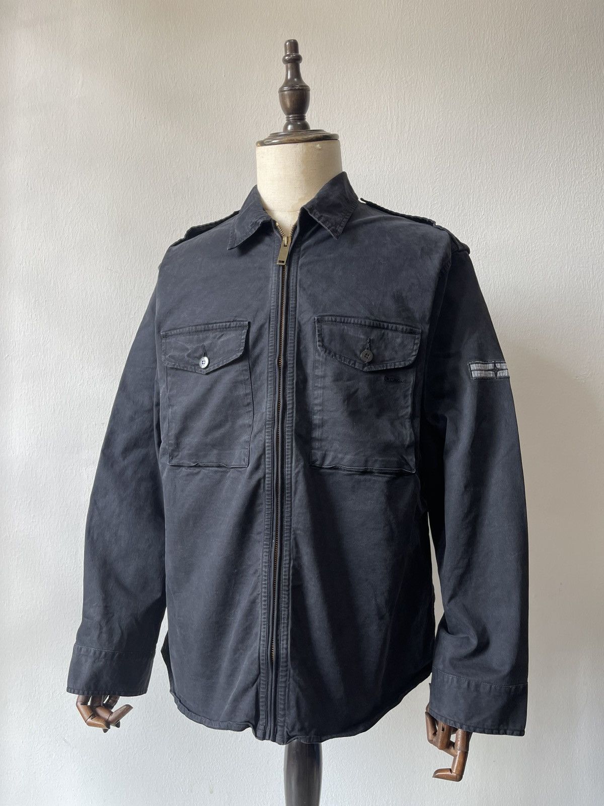 Stone Island 2007 Stone Island Shadow Black Military Jacket C2 Size US XL / EU 56 / 4 - 2 Thumbnail