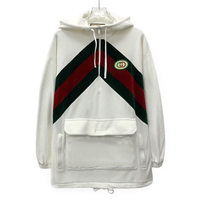 Gucci Gucci White Hooded Sweatshirt Dress XXS-dmc Size US XXS / EU 40 - 1 Thumbnail