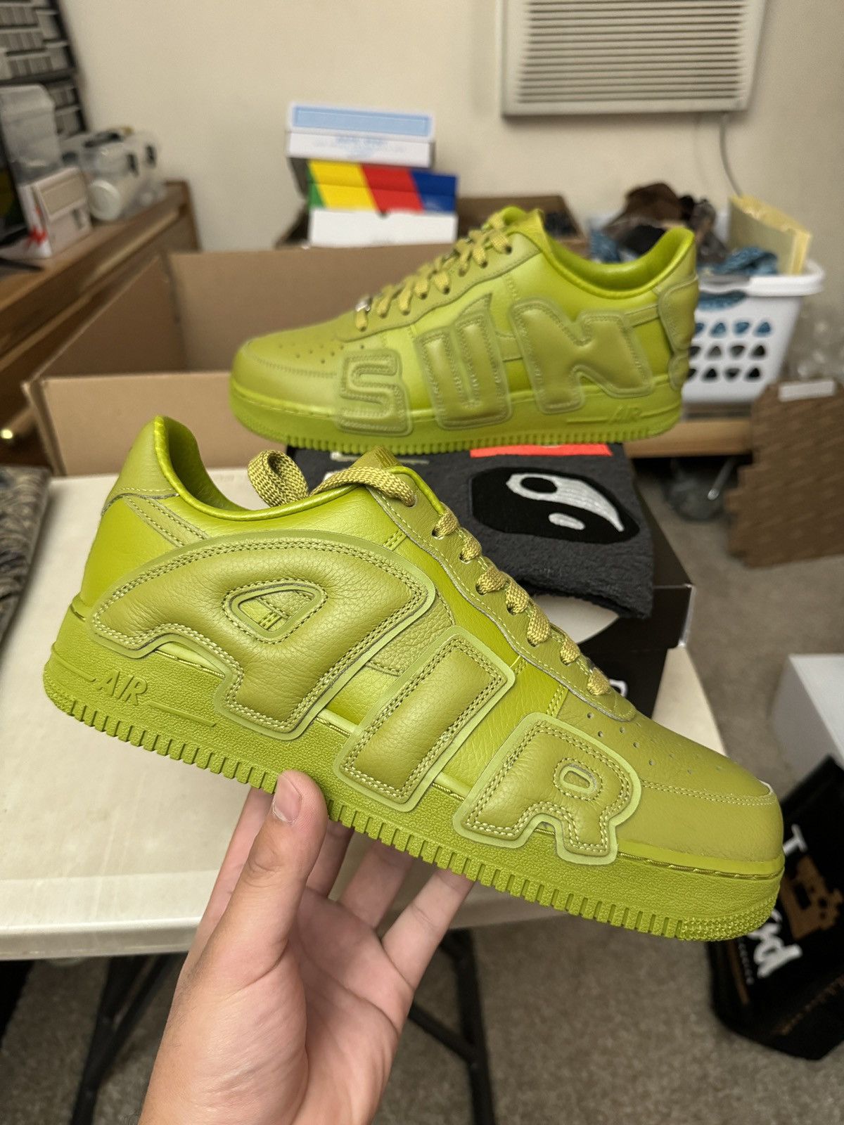 Pre-owned Cactus Plant Flea Market X Nike Ds Nike Cpfm Air Force 1 Low Moss Green Size 11.5 Shoes