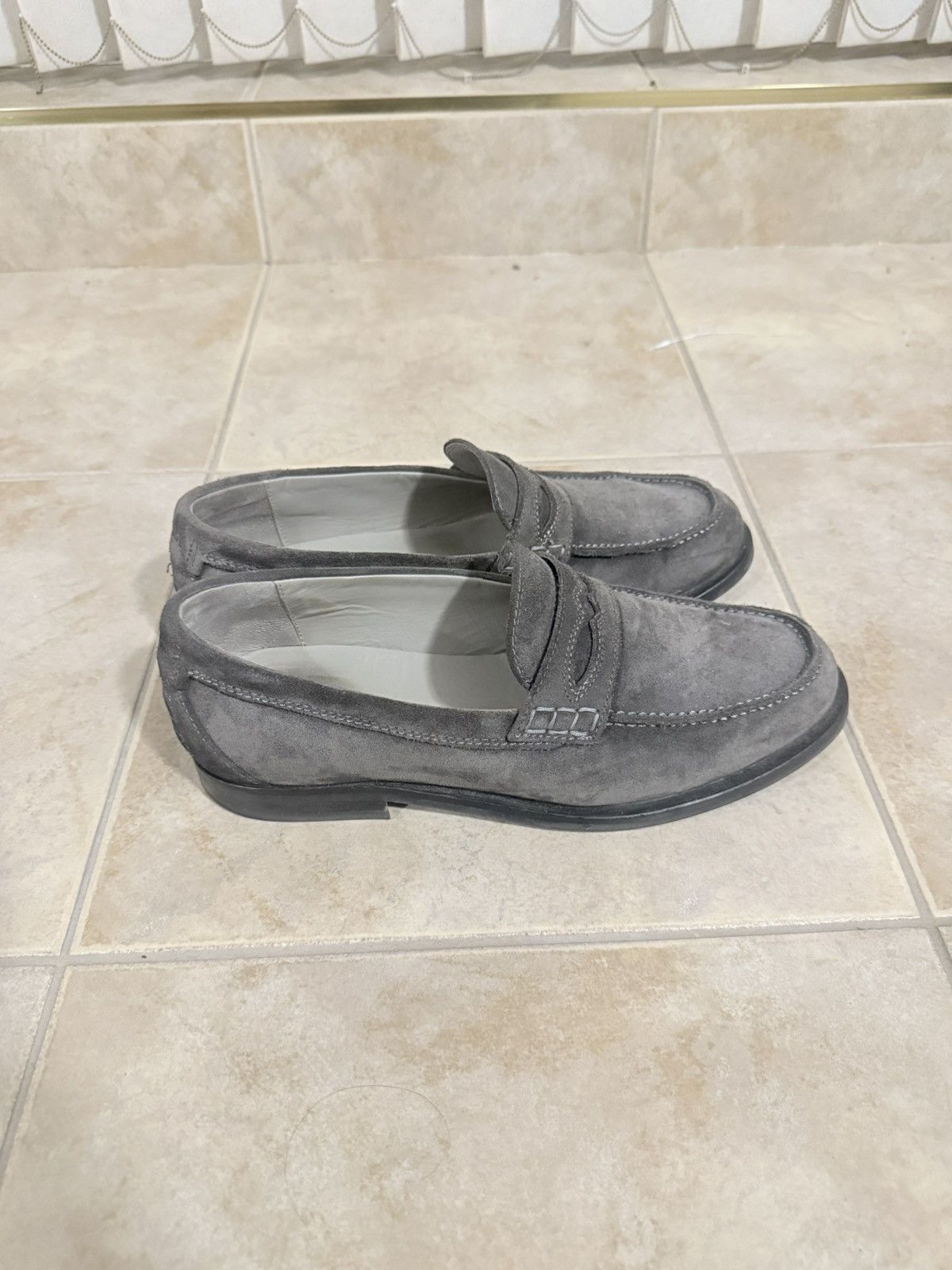 Allsaints ALLSAINTS Suede Penny Loafers Size US 9.5 / EU 42-43 - 1 Thumbnail