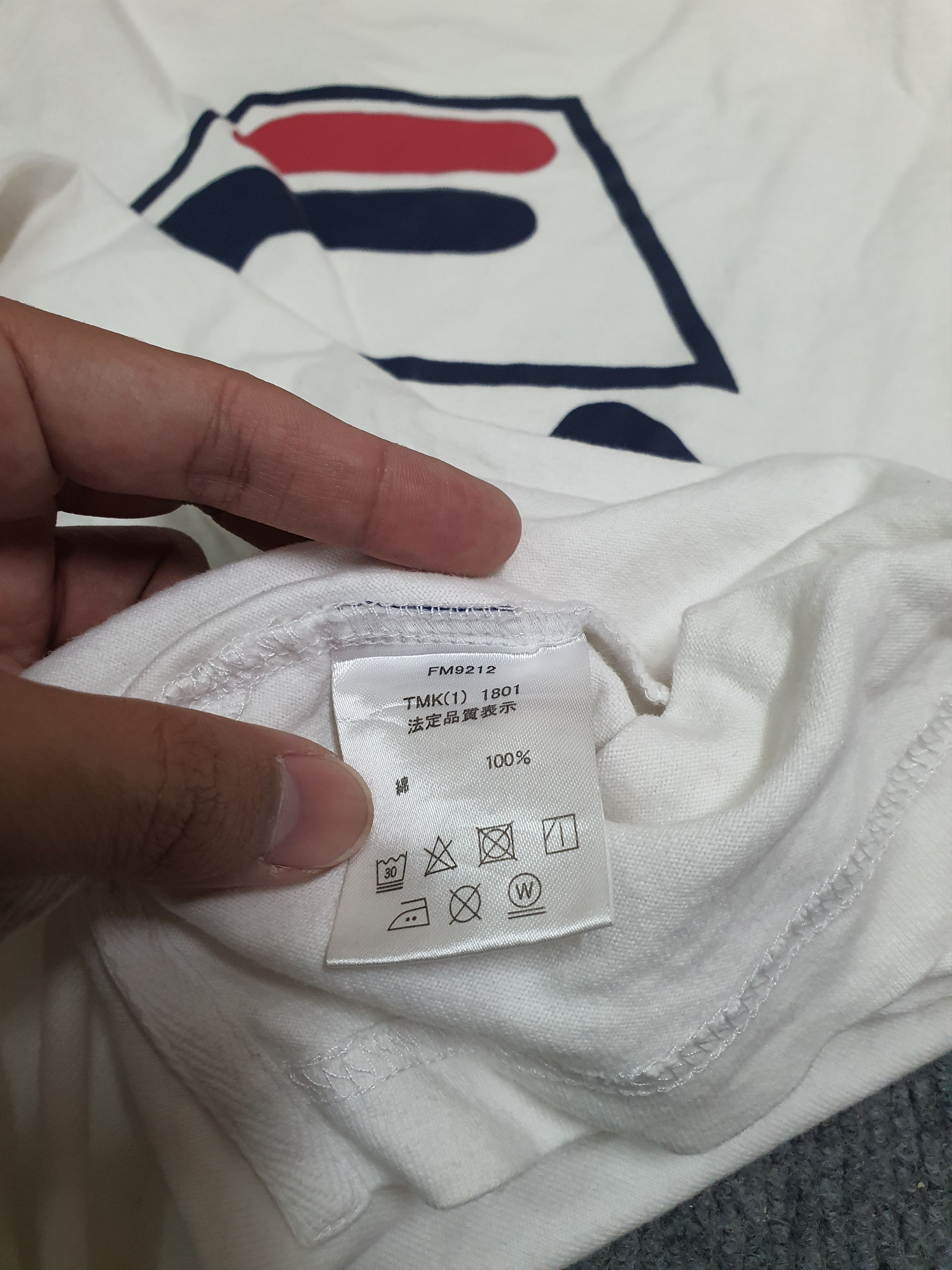 Fila Fila big logo t-shirt Size US S / EU 44-46 / 1 - 10 Thumbnail
