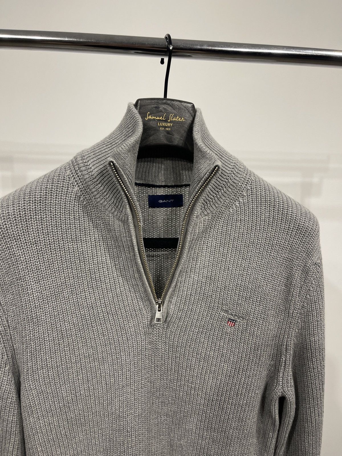 Gant × Vintage VINTAGE GANT CLASSIC ZIP SWEATER knit old money Size US S / EU 44-46 / 1 - 7 Thumbnail