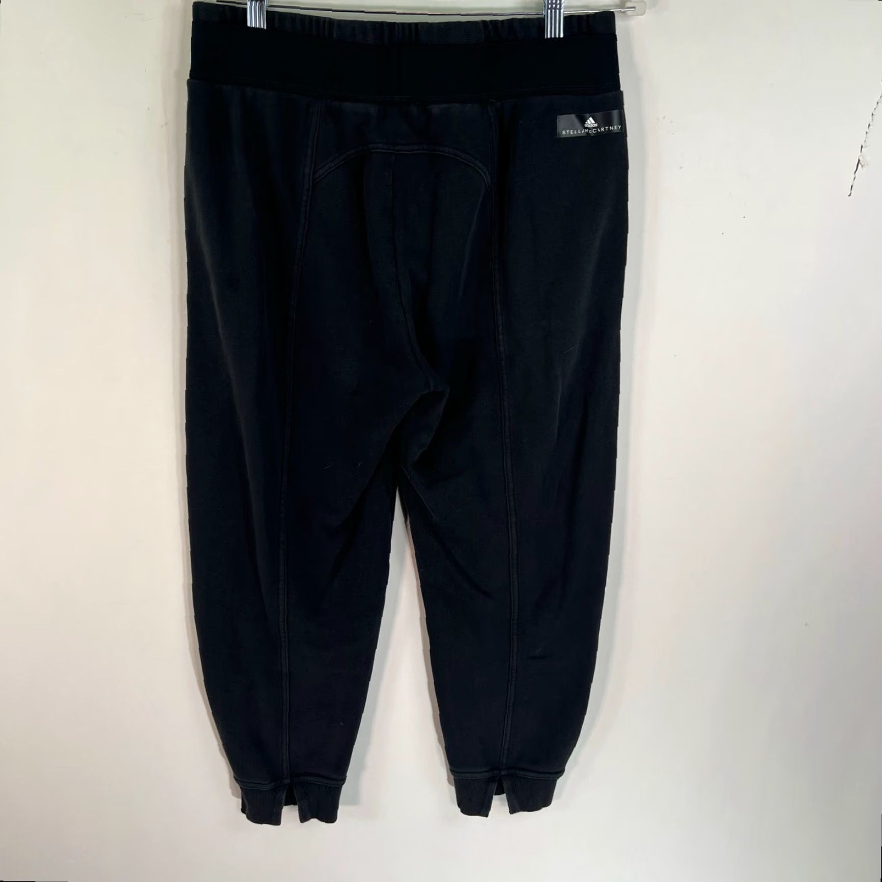 Adidas Adidas Stella McCartney Training Track Pants Womens Size L Black Double Weave Track Pants Adidas Stella McCartney Training Womens L Black Double Weave Size 36" / US 14 / IT 50 - 6 Thumbnail